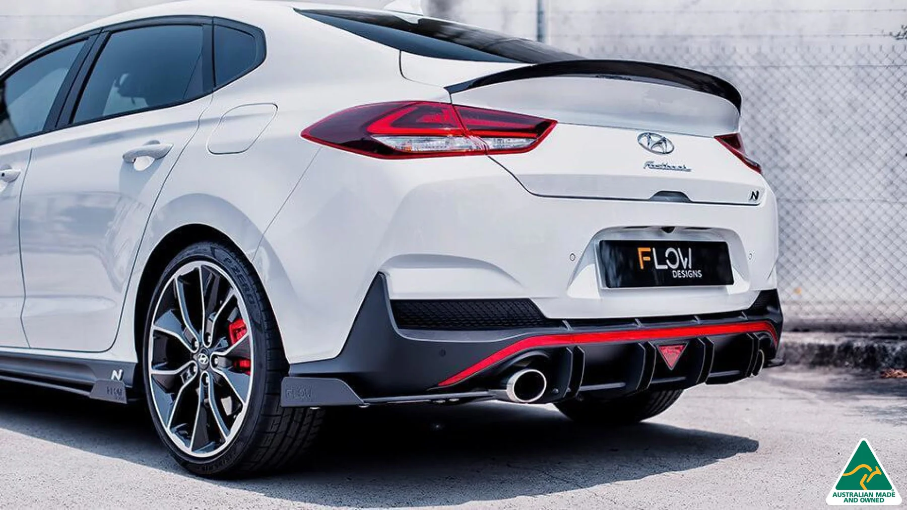 Flow Designs i30N Fastback PD Rear Spat Winglets - Pair - Image 2