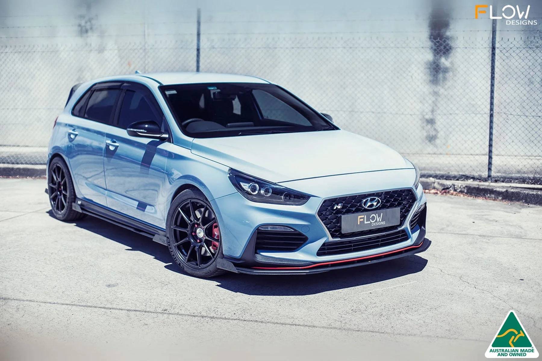 Flow Designs i30N Hatch PD (2018-2020) Front Lip Splitter Extensions - Pair - Image 5