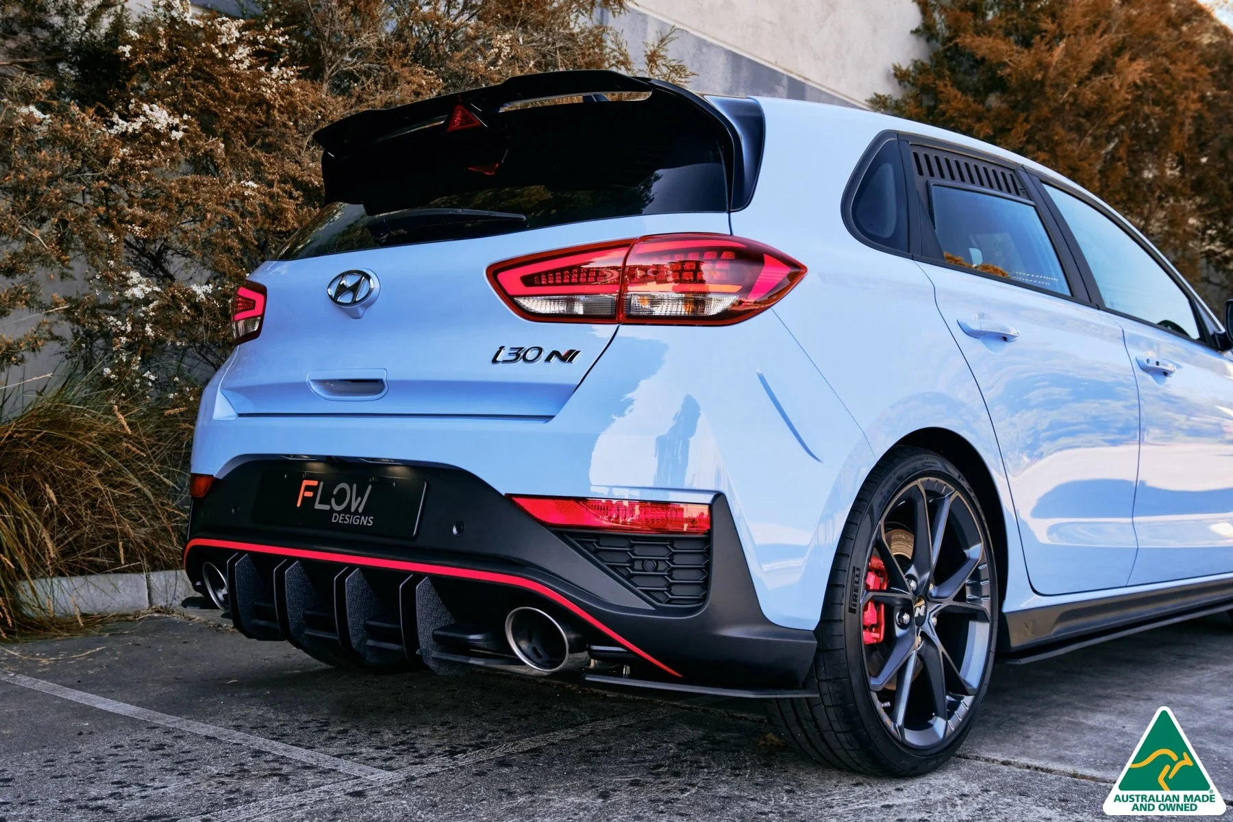 Flow Designs i30N Hatch PD FL Rear Spoiler Extension - Image 12
