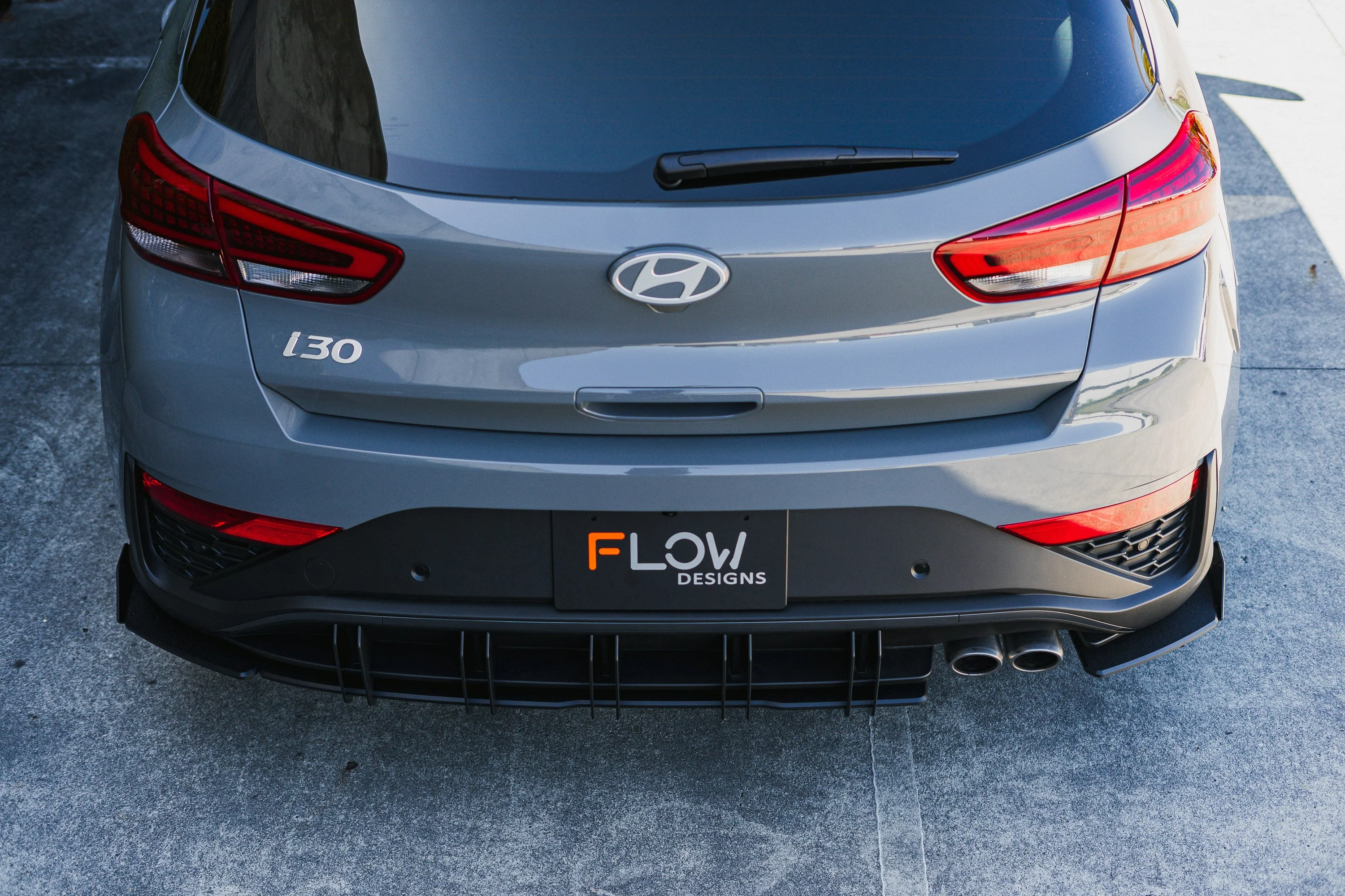 i30N-Line Hatch PDe.V6 FL 2024+ Flow-Lock Rear Diffuser - Image 14