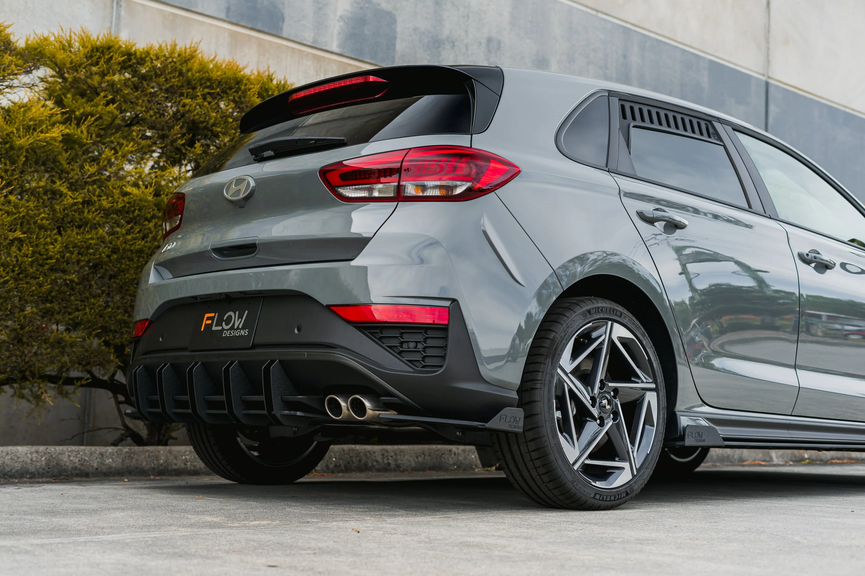i30N-Line Hatch PDe.V6 FL 2024+ Flow-Lock Rear Diffuser - Image 8