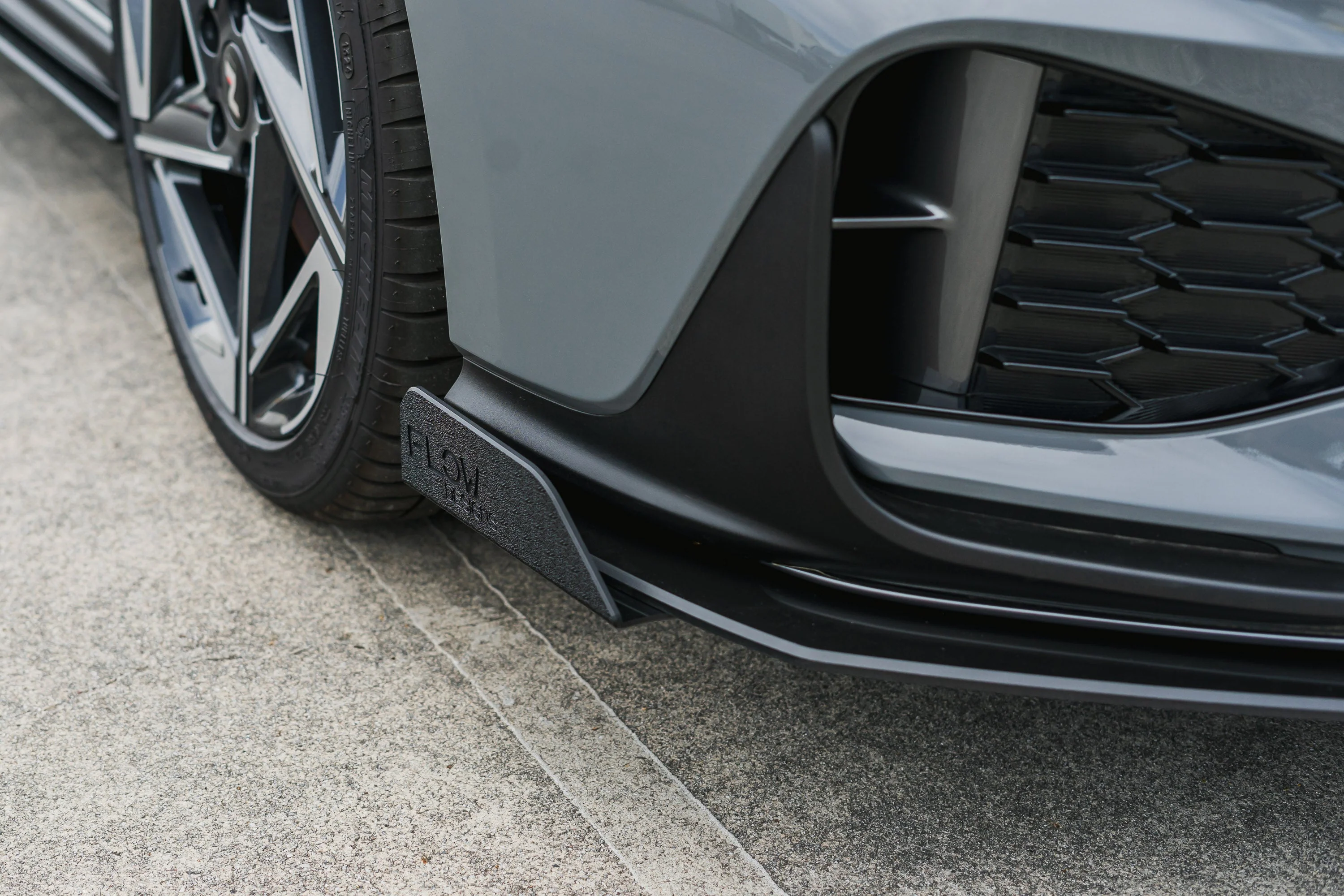 i30N-Line Hatch PDe.V6 FL 2024+ Front Lip Splitter & Reinforcement Brackets - Image 13