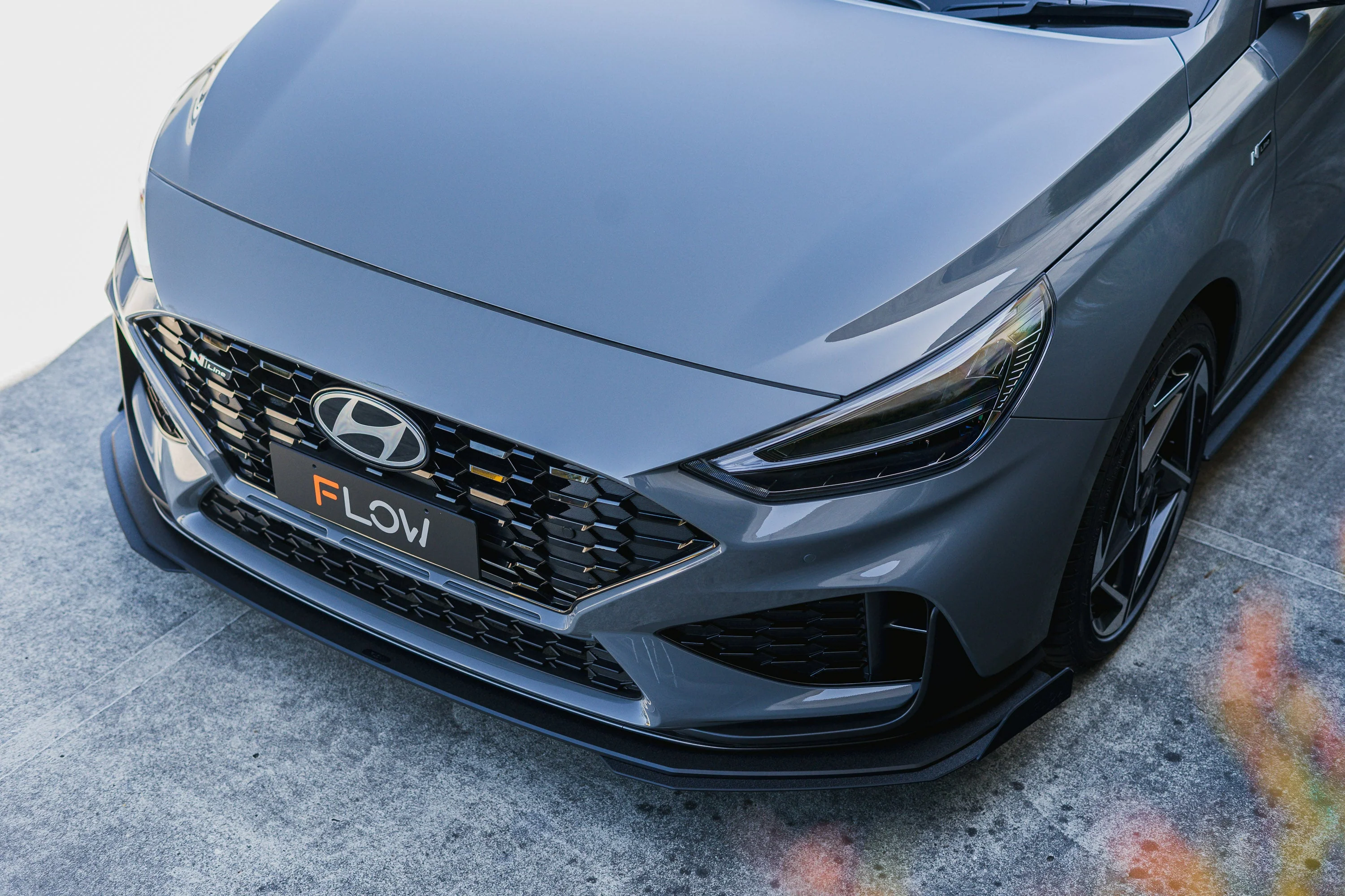 i30N-Line Hatch PDe.V6 FL 2024+ Front Lip Splitter & Reinforcement Brackets - Image 29