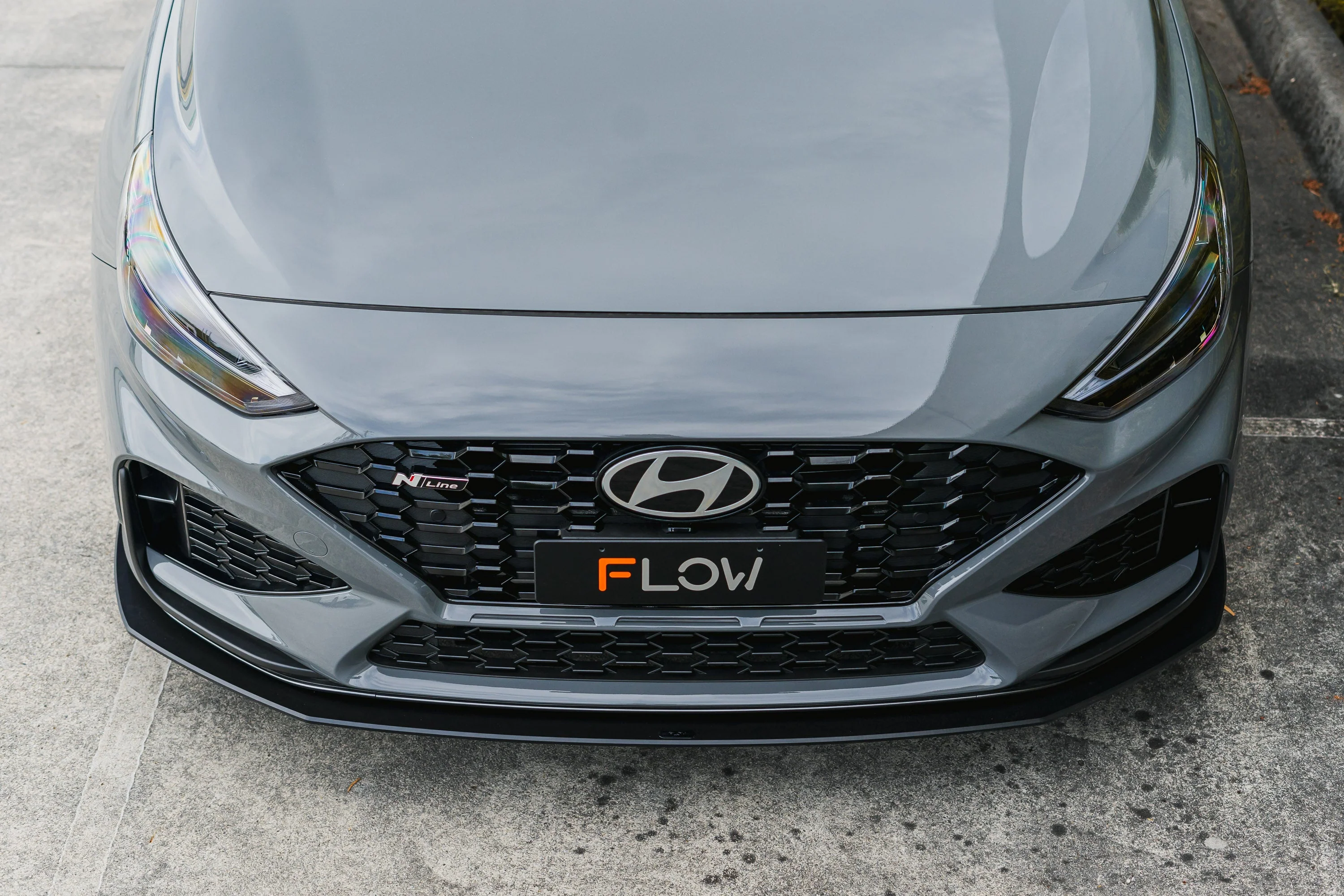 i30N-Line Hatch PDe.V6 FL 2024+ Front Lip Splitter & Reinforcement Brackets - Image 5