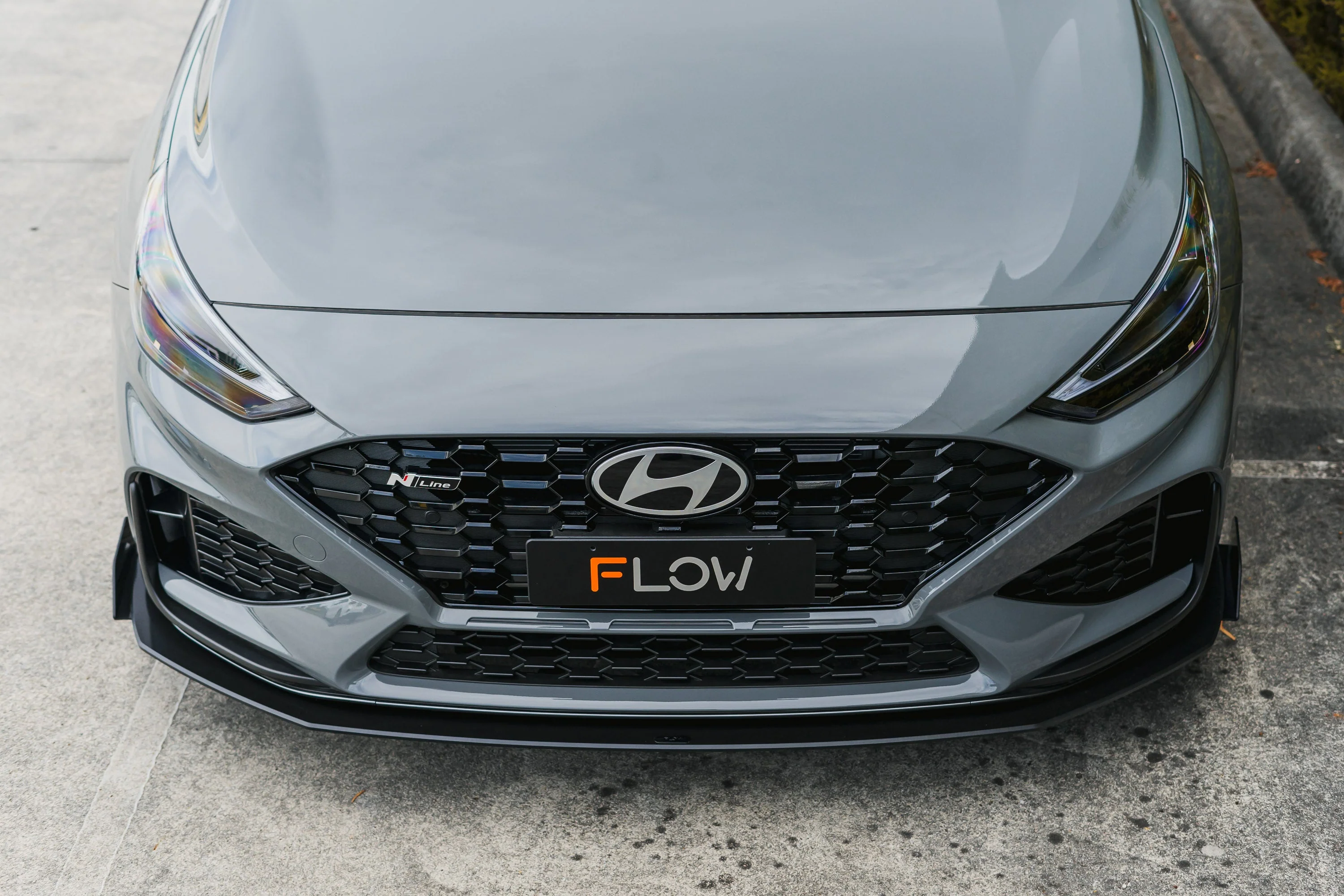 i30N-Line Hatch PDe.V6 FL 2024+ Front Lip Splitter & Reinforcement Brackets - Image 7
