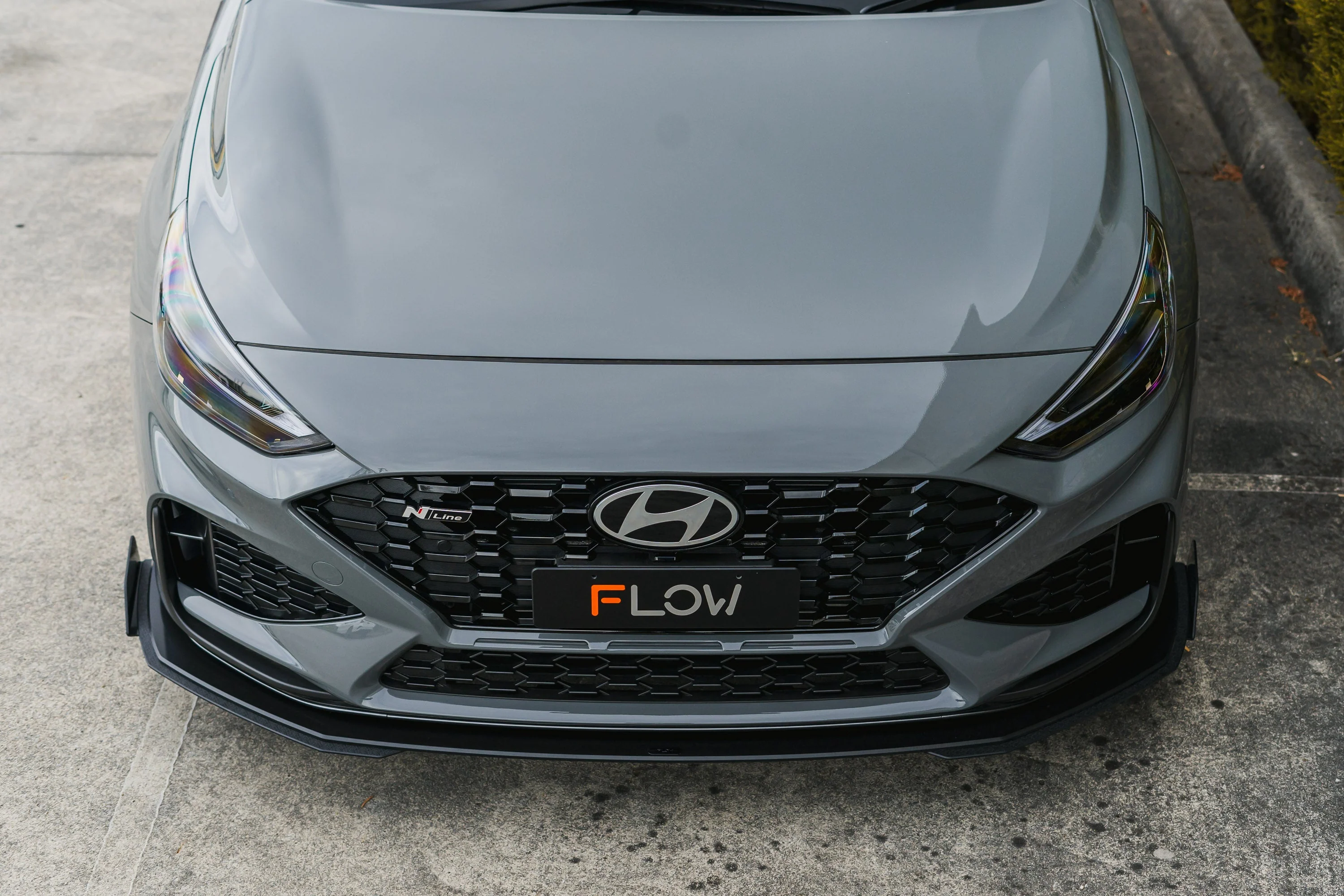 i30N-Line Hatch PDe.V6 FL 2024+ Front Lip Splitter & Reinforcement Brackets - Image 9