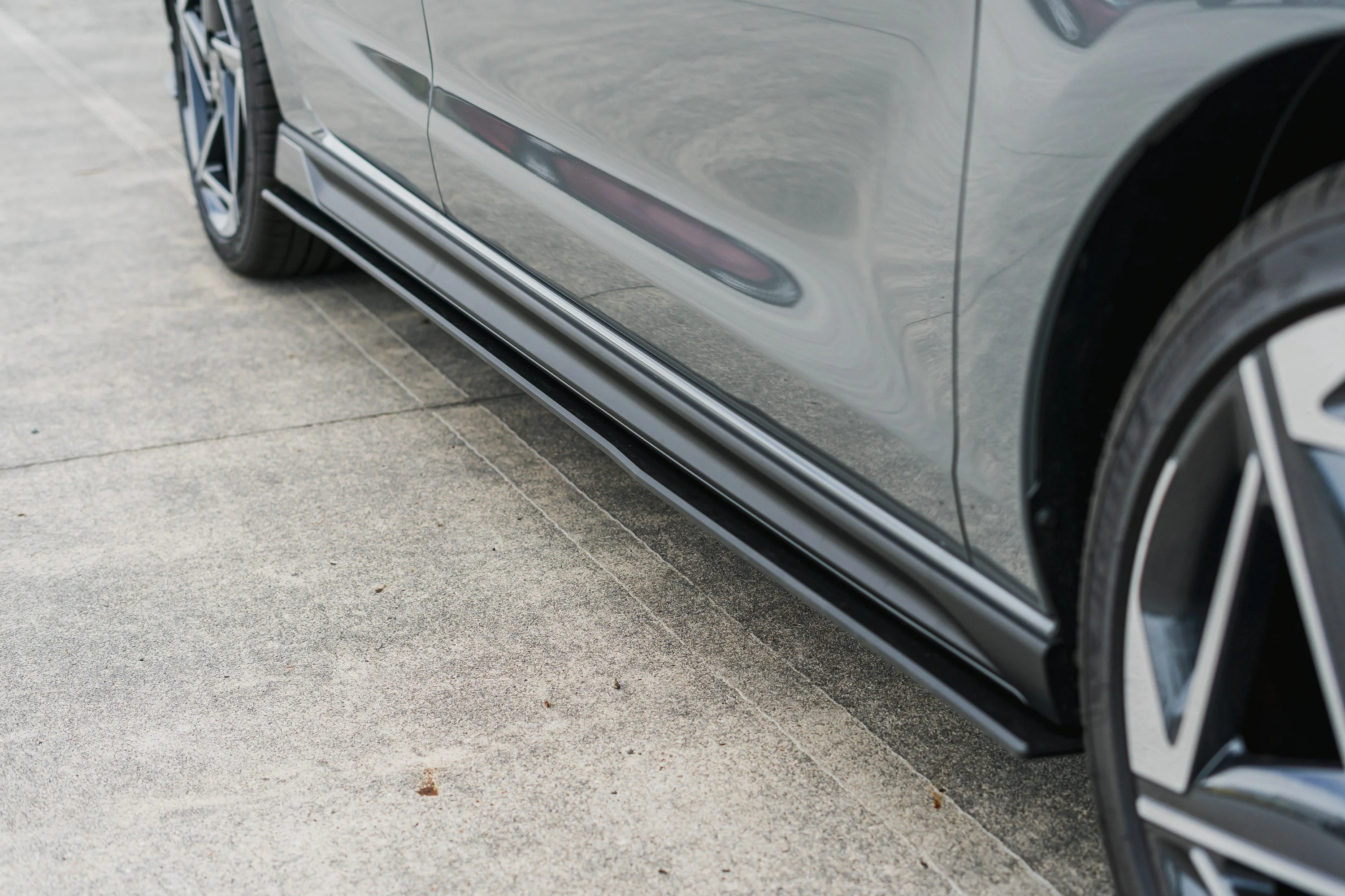 i30N-Line Hatch PDe.V6 FL 2024+ Side Skirt Splitters - Image 4