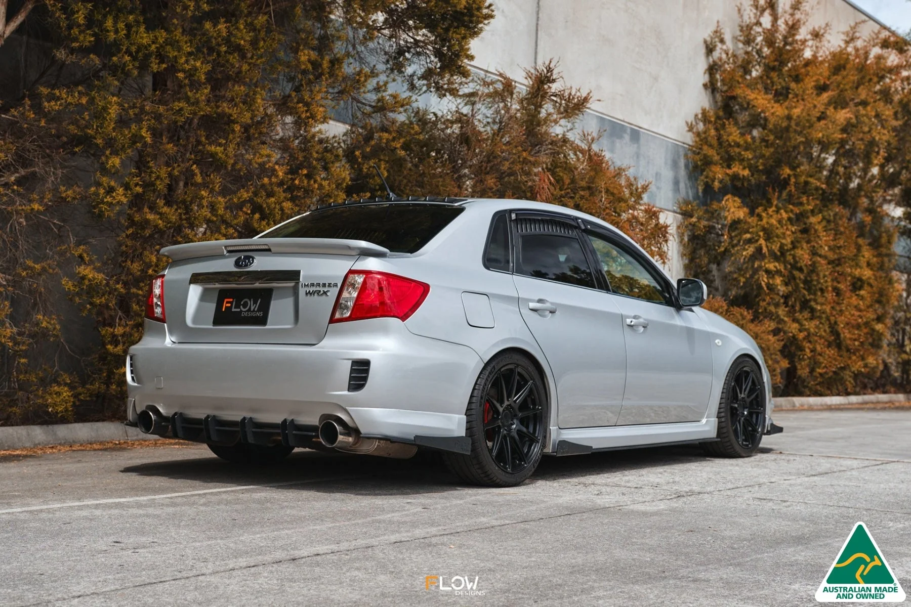 Flow Designs Rear Spats for Subaru Impreza WRX/RS G3 Sedan PFL [Pair] - Image 6