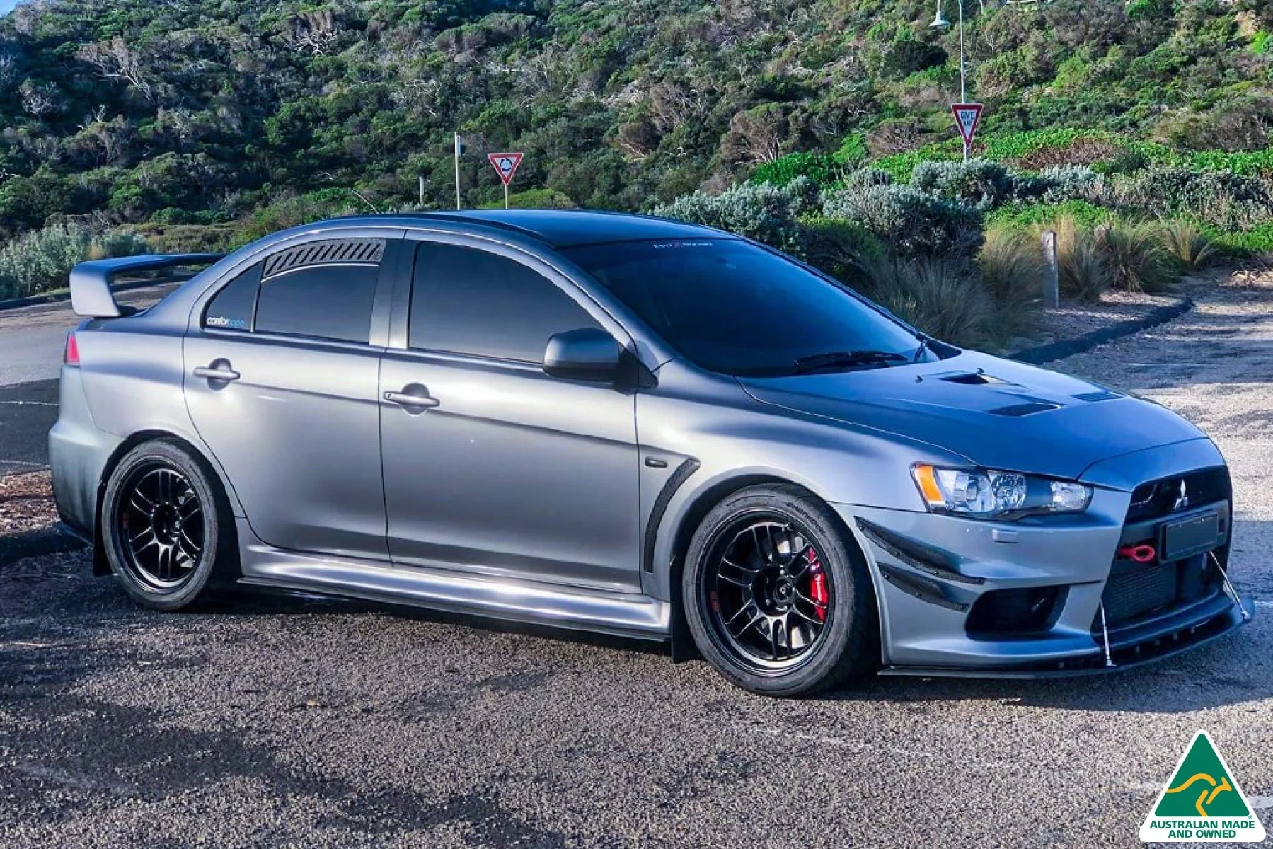 Lancer Evolution X/Ralliart CJ Window Vents - Image 4