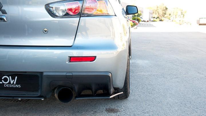 Lancer Evolution X Full Lip Splitter Set - Image 10