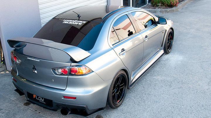 Lancer Evolution X Full Lip Splitter Set - Image 11