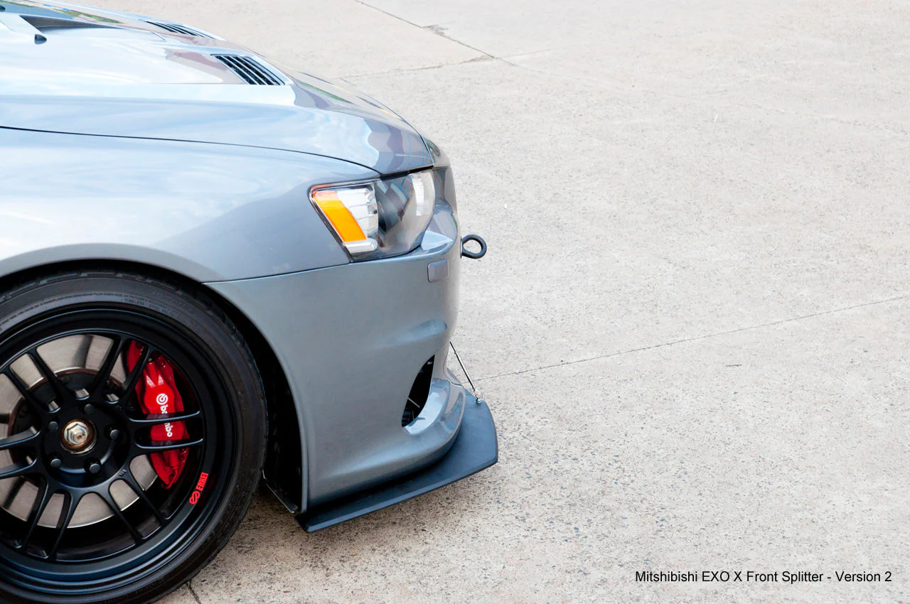 Lancer Evolution X Full Lip Splitter Set - Image 18