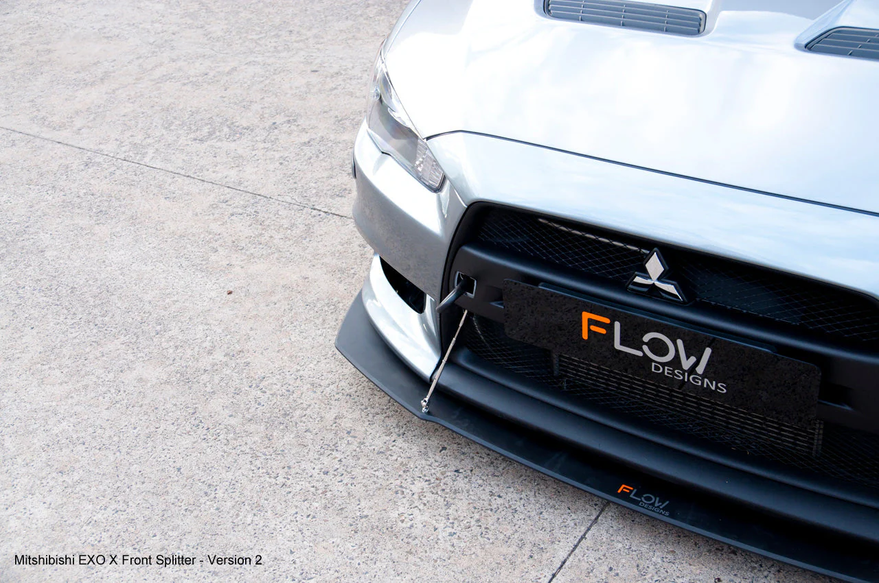 Lancer Evolution X Full Lip Splitter Set - Image 21