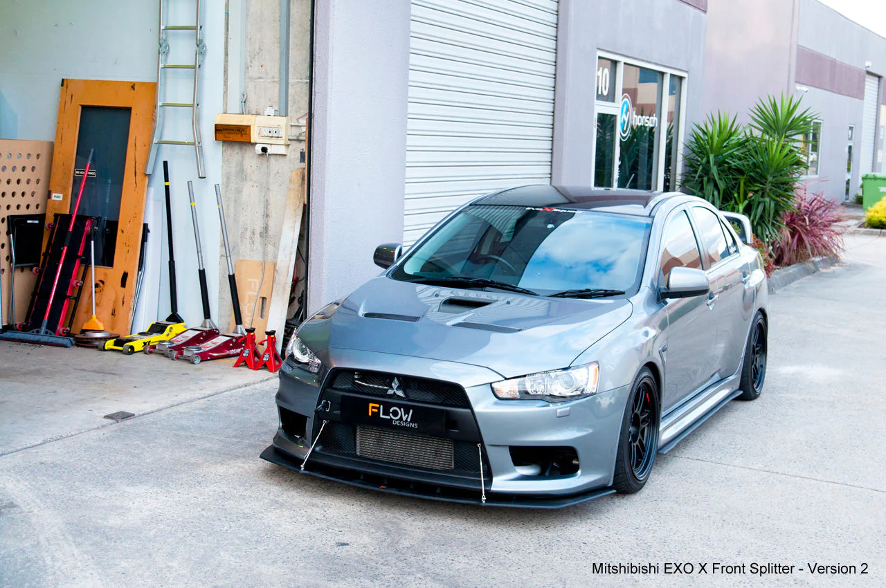 Lancer Evolution X Full Lip Splitter Set - Image 22