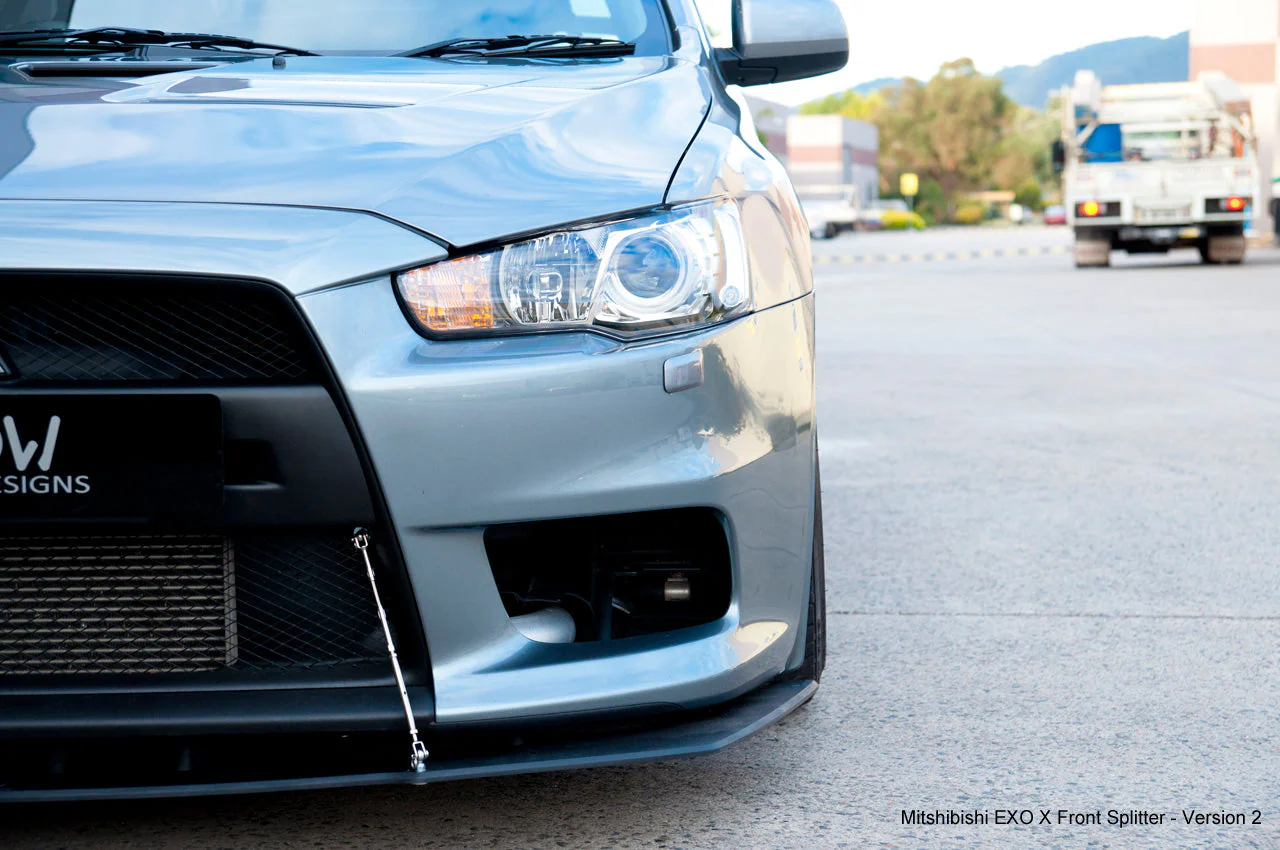 Lancer Evolution X Full Lip Splitter Set - Image 23