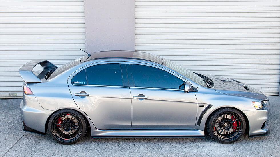 Lancer Evolution X Full Lip Splitter Set - Image 4
