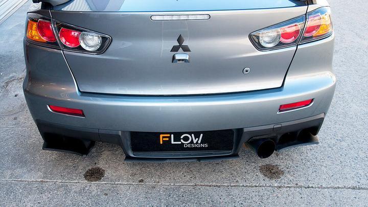 Lancer Evolution X Full Lip Splitter Set - Image 7