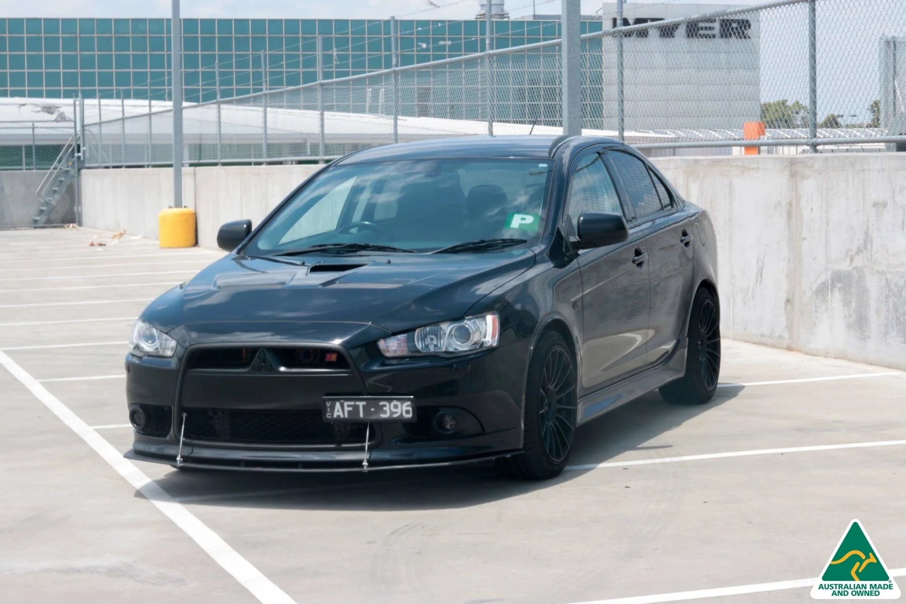 Lancer Ralliart CJ Front Splitter V2.5 With Support Rods - Image 10