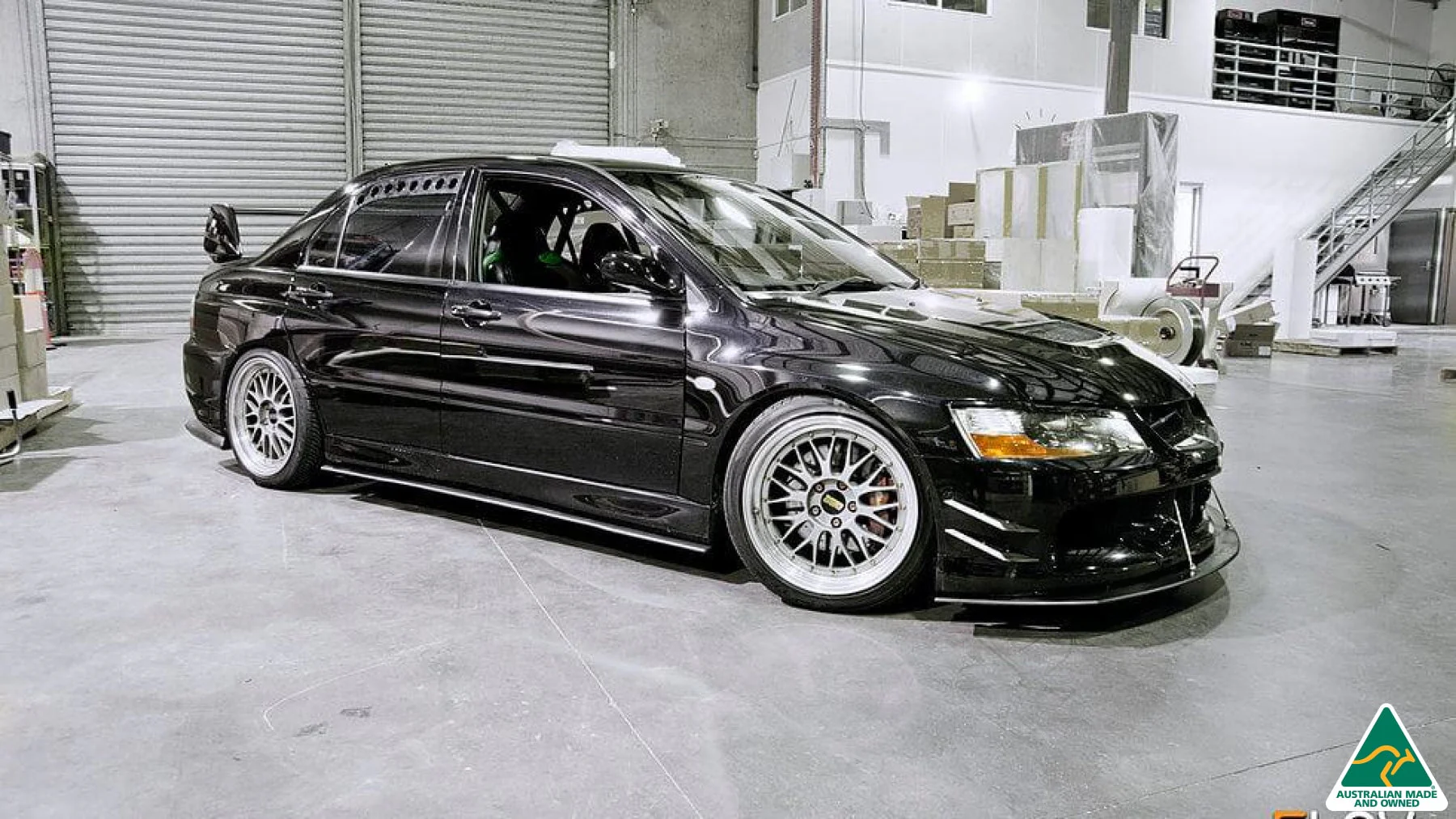 Lancer Evolution IX Front Lip Splitter With Support Rods - Image 8
