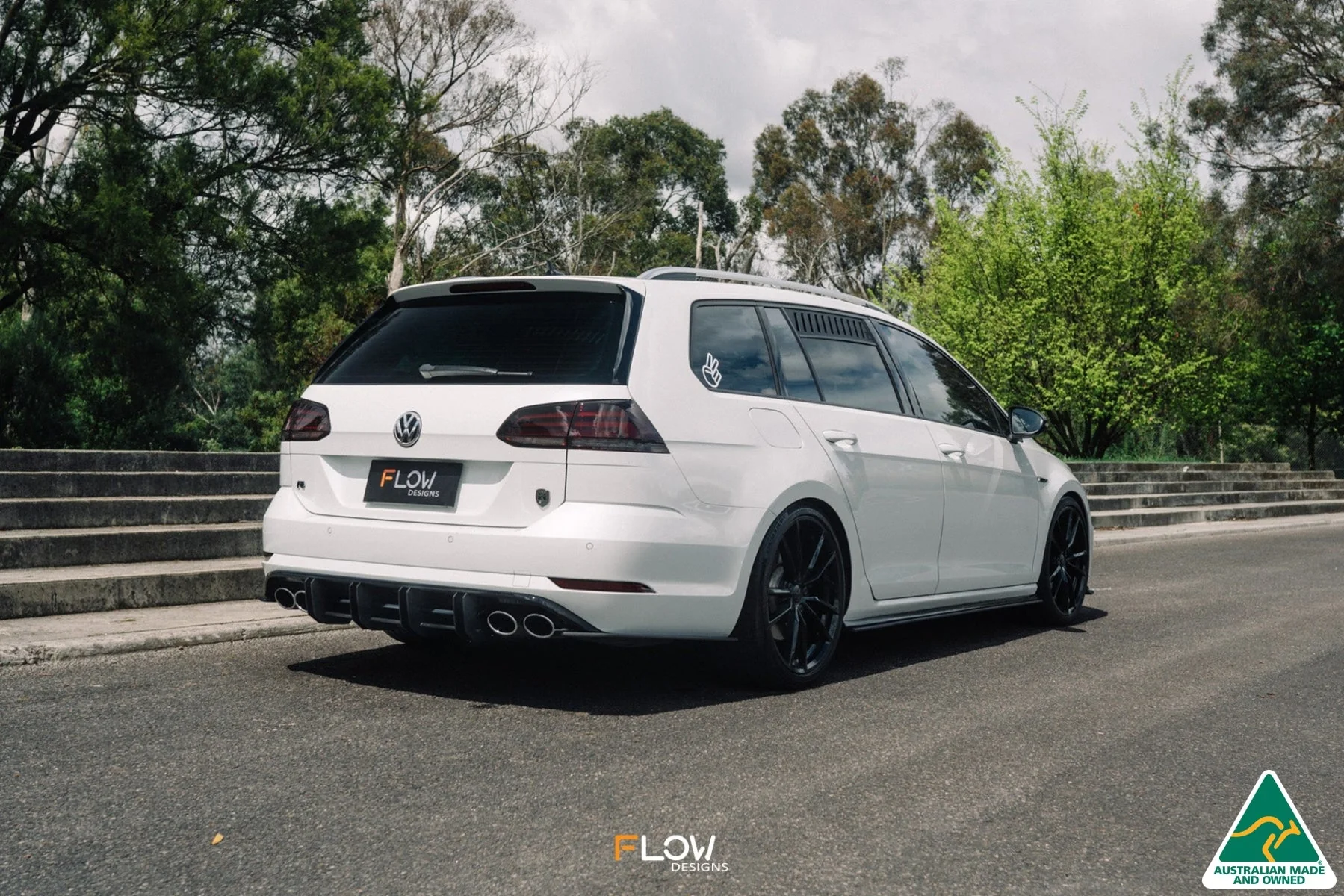 MK7.5 Golf R Wagon Flow-Lock Rear Diffuser - Image 10