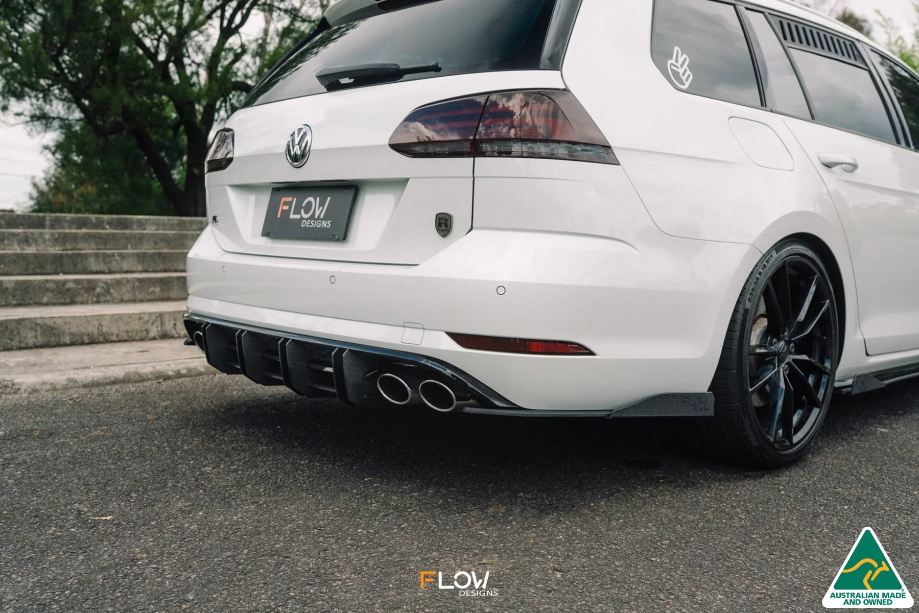 MK7.5 Golf R Wagon Rear Spat Winglets - Image 4