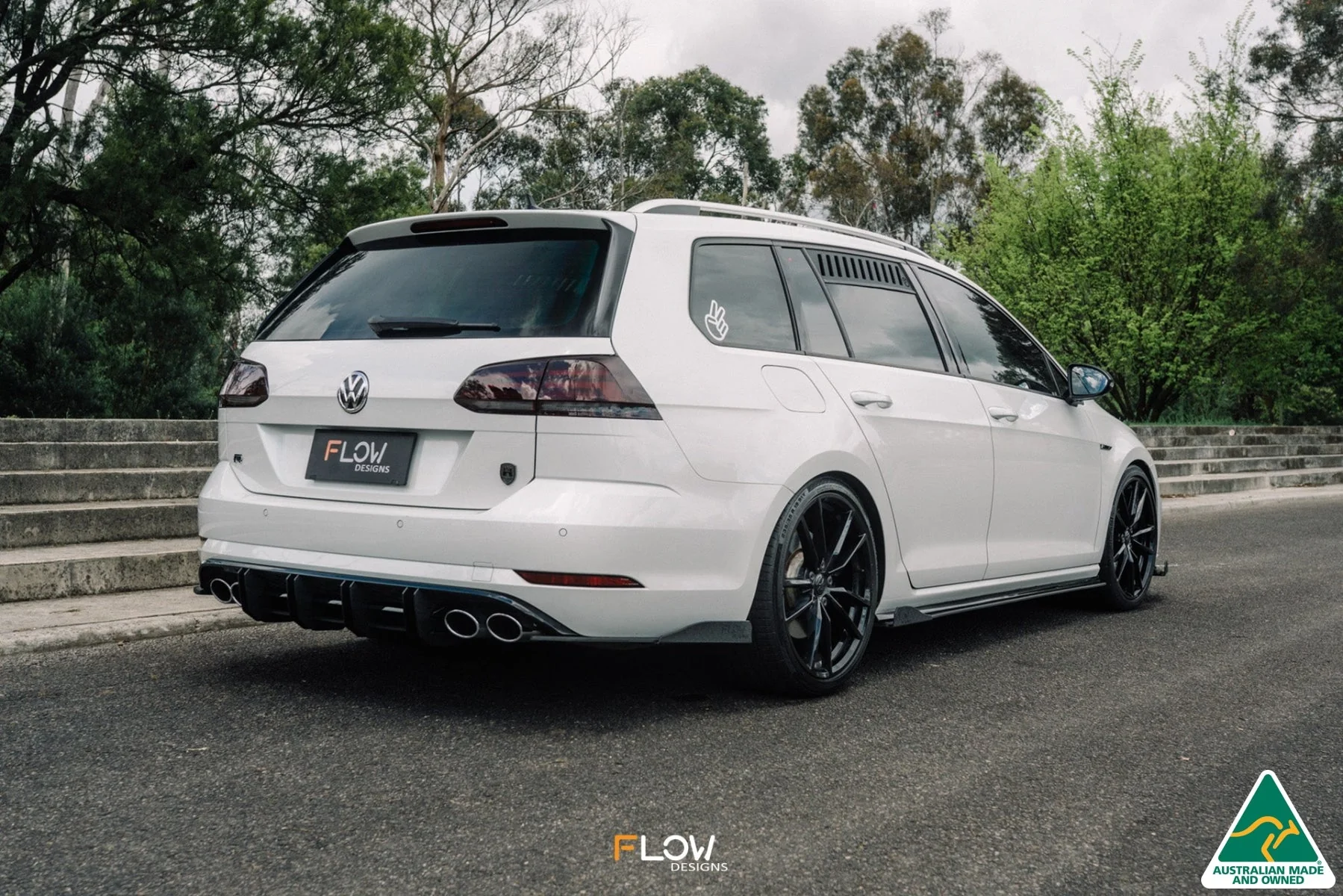 MK7.5 Golf R Wagon Rear Spat Winglets - Image 6