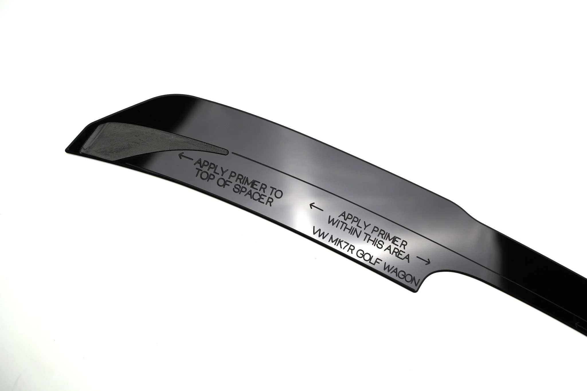 MK7 Golf R Wagon Rear Spoiler Extension - Image 3