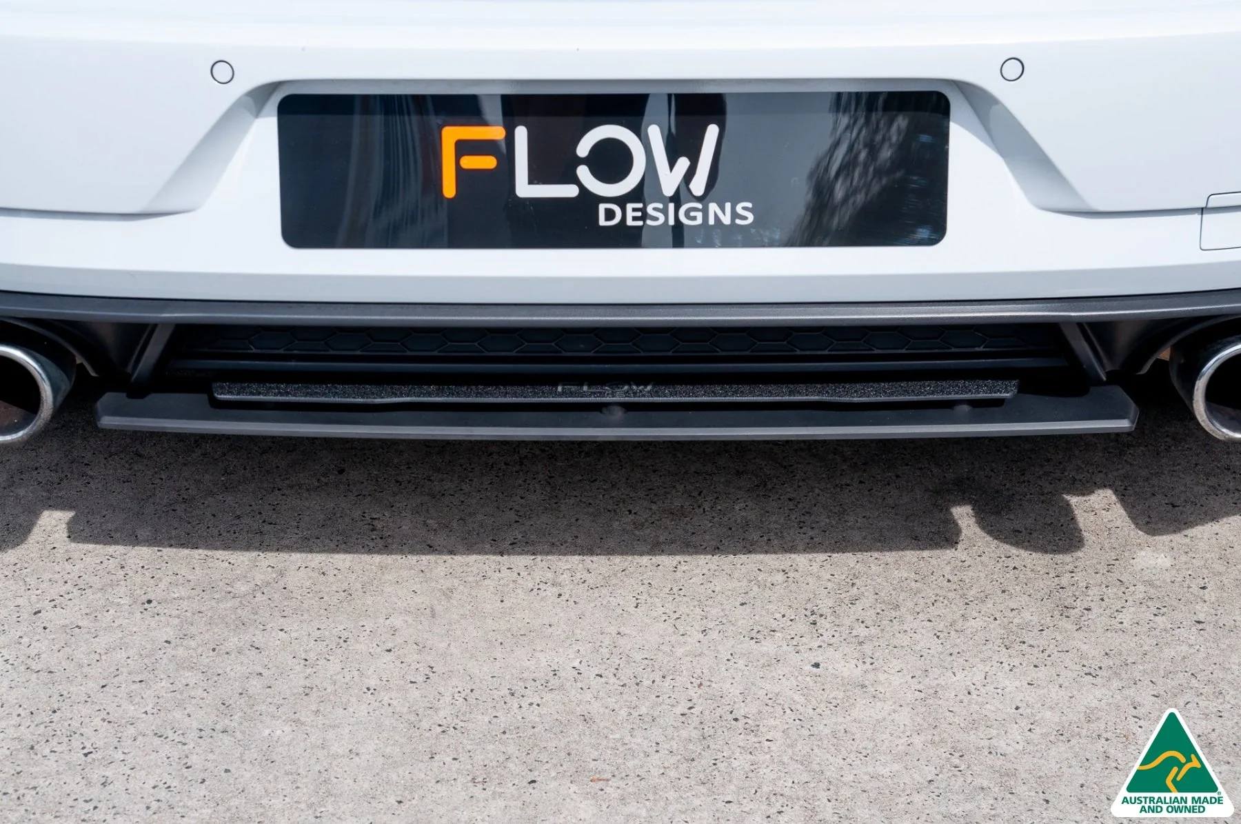 MK7.5 Golf GTI Rear Valance & Fairing (Matte Black) - Image 10