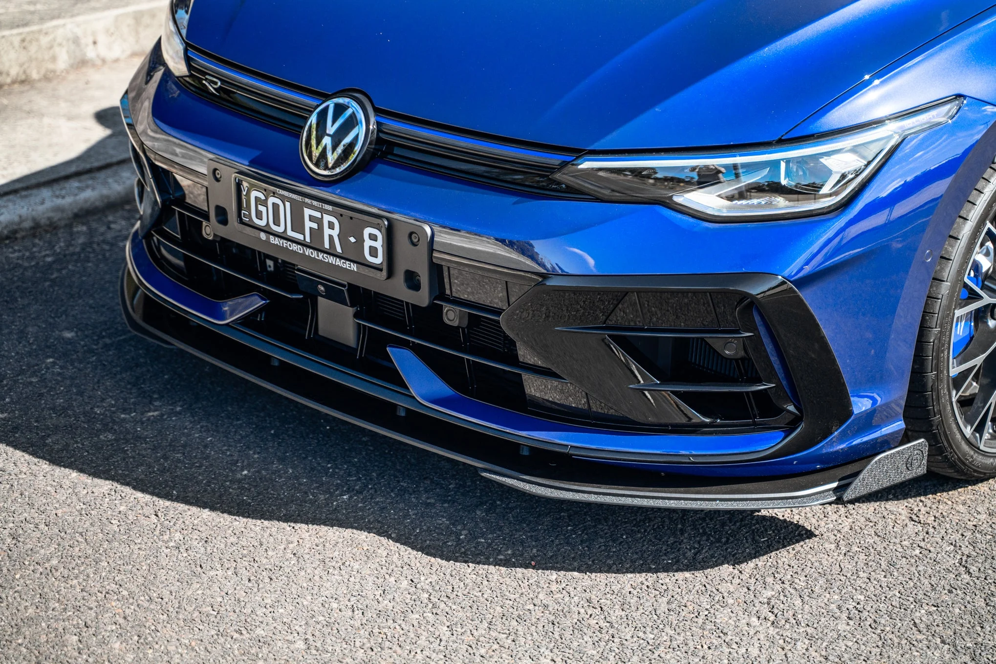 MK8.5 Golf R Chassis Mounted Front Lip Splitter - Image 4