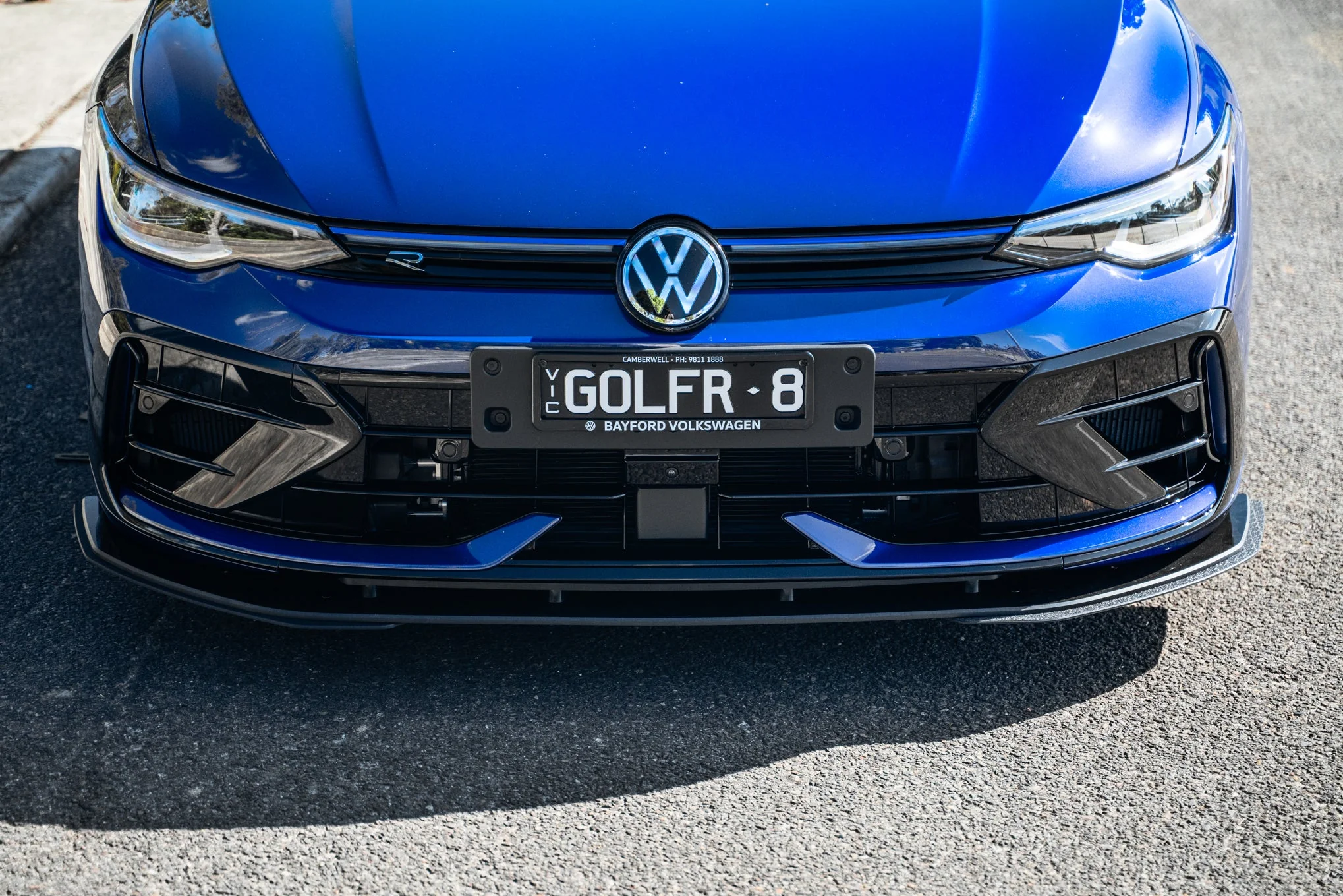 MK8.5 Golf R Chassis Mounted Front Lip Splitter - Image 6