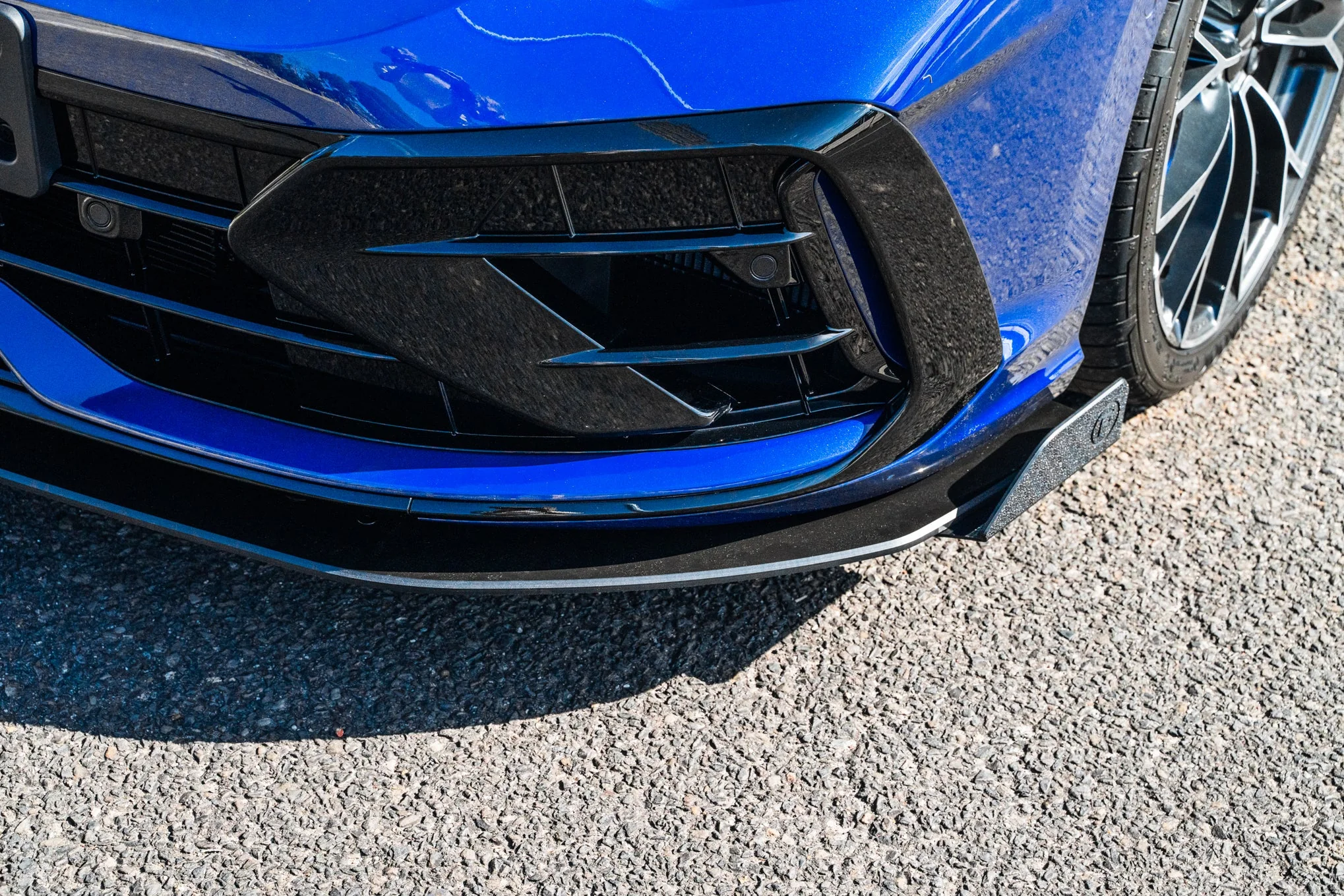 MK8.5 Golf R Chassis Mounted Front Lip Splitter - Image 8