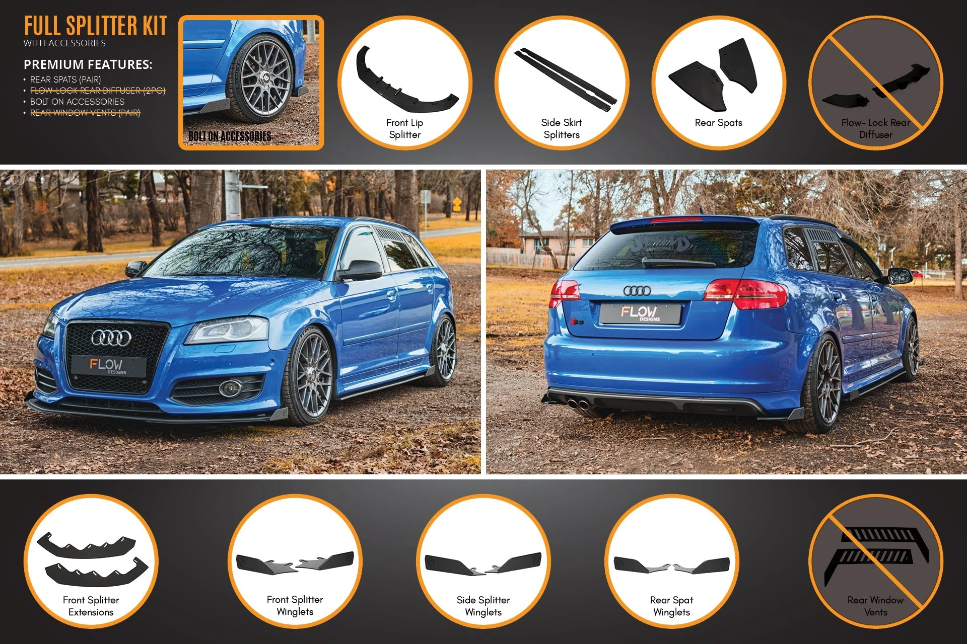 S3 8P2 Hatch (FL) Full Lip Splitter Set - Image 4