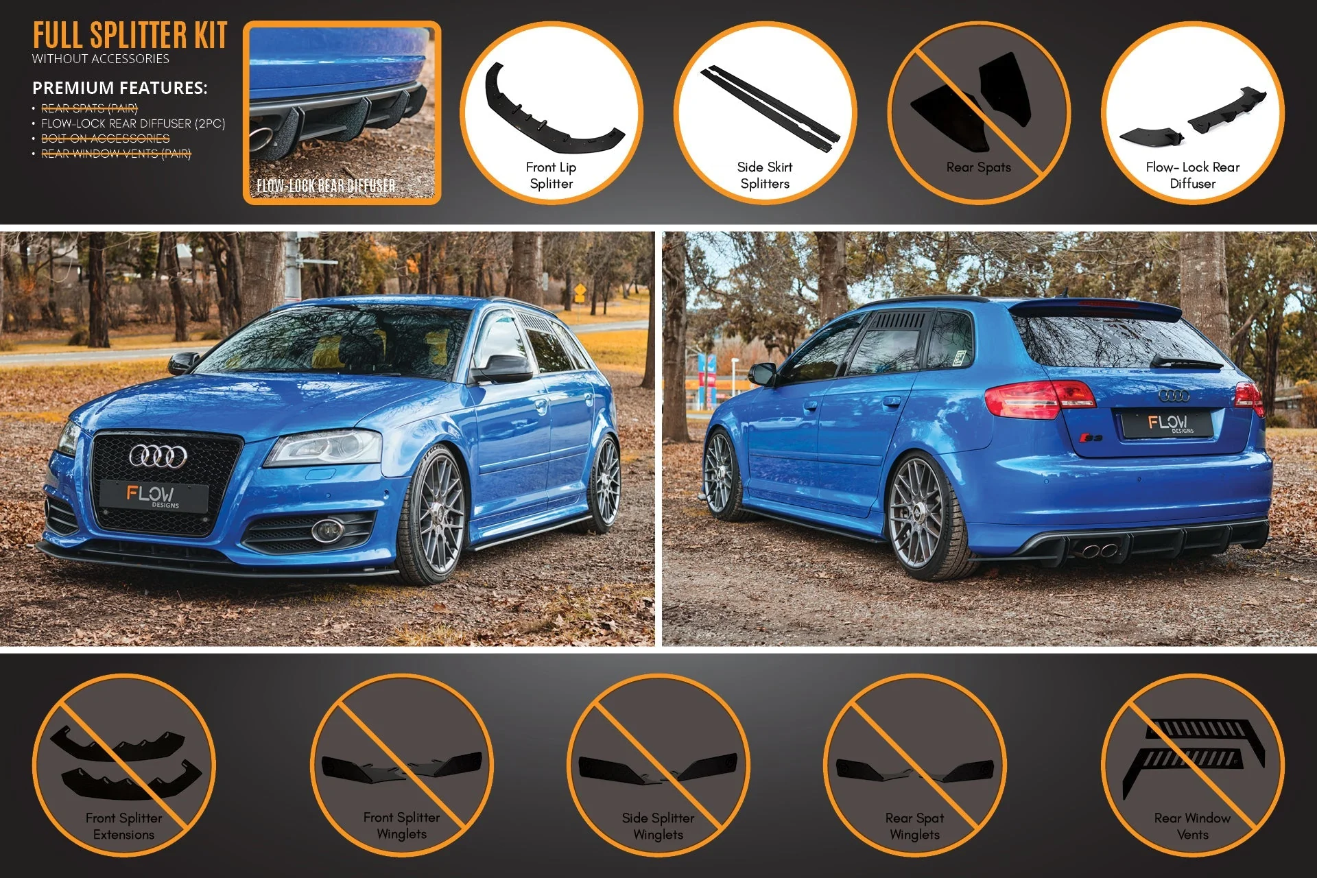 S3 8P2 Hatch (FL) Full Lip Splitter Set - Image 6