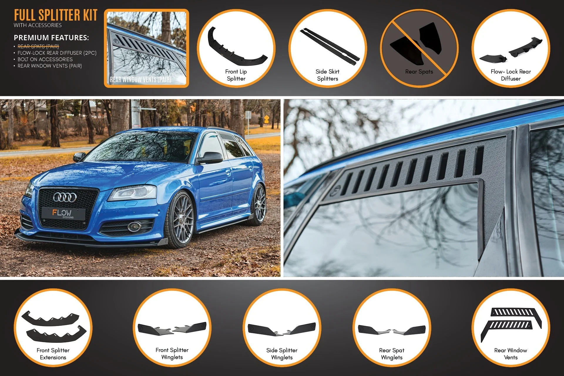 S3 8P2 Hatch (FL) Full Lip Splitter Set - Image 9