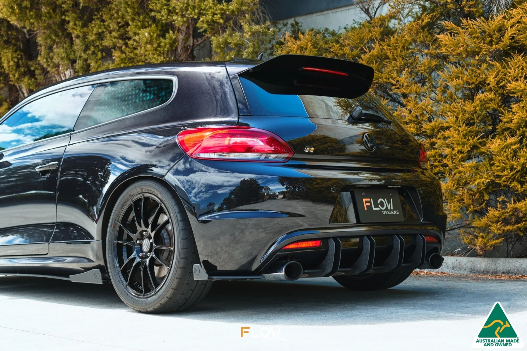 Scirocco R PFL V3 Rear Spoiler Extension - Image 12