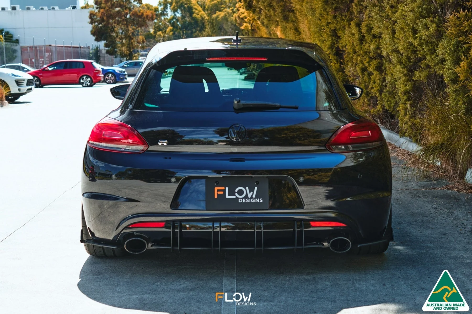 Scirocco R PFL V3 Rear Spoiler Extension - Image 14