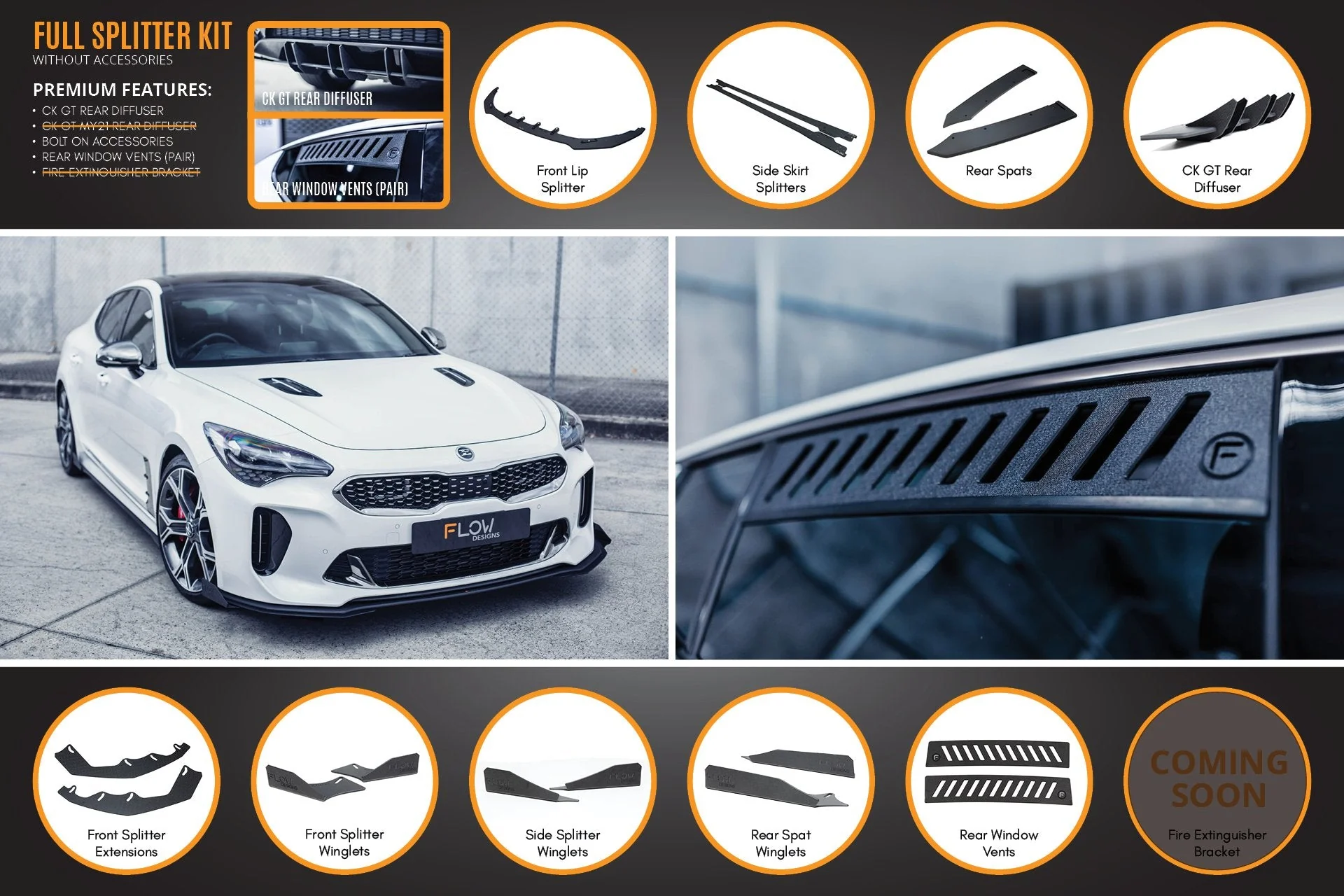 Stinger CK GT Full Lip Splitter Set - Image 5
