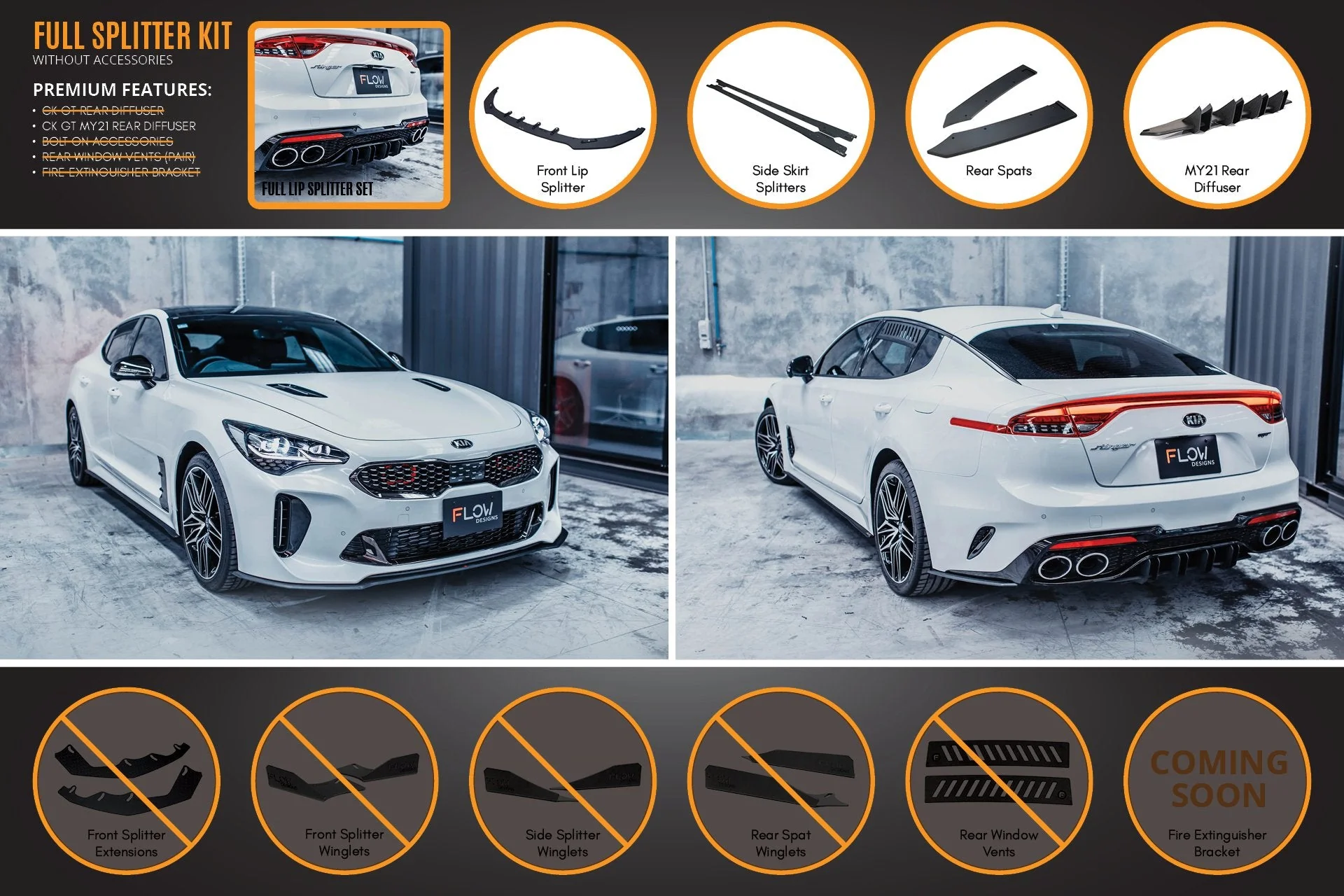 Stinger CK GT Full Lip Splitter Set - Image 6
