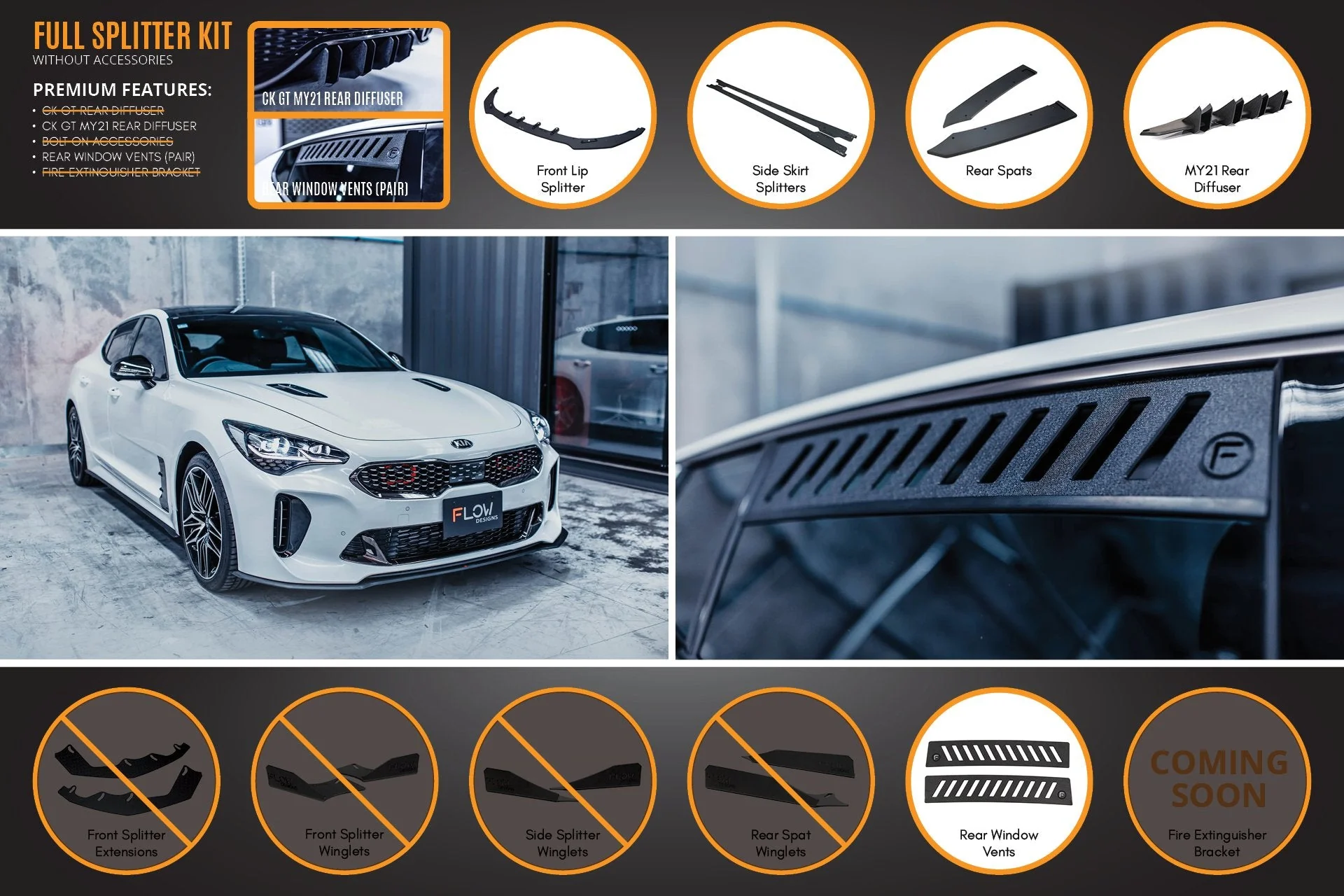 Stinger CK GT Full Lip Splitter Set - Image 7