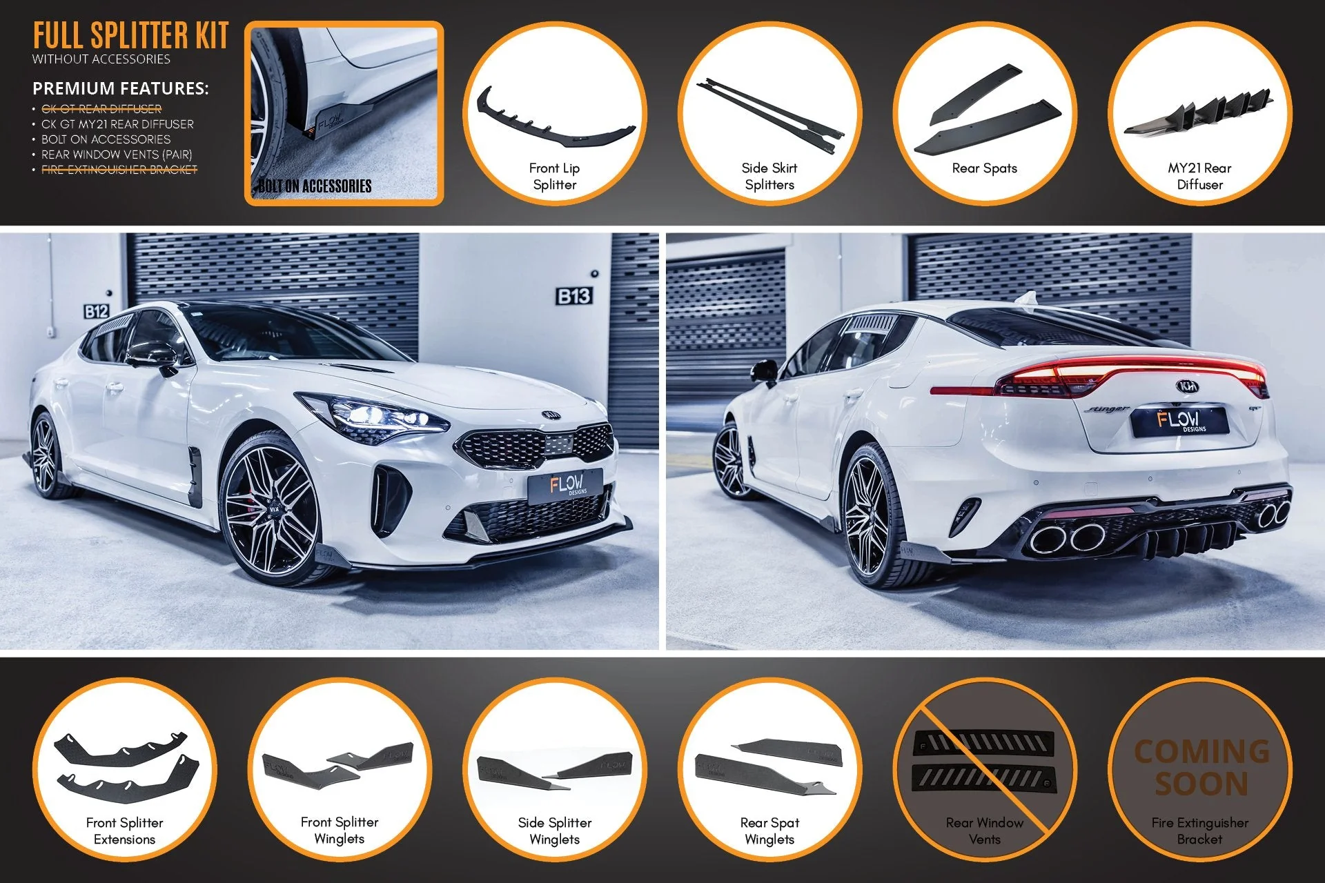 Stinger CK GT Full Lip Splitter Set - Image 8