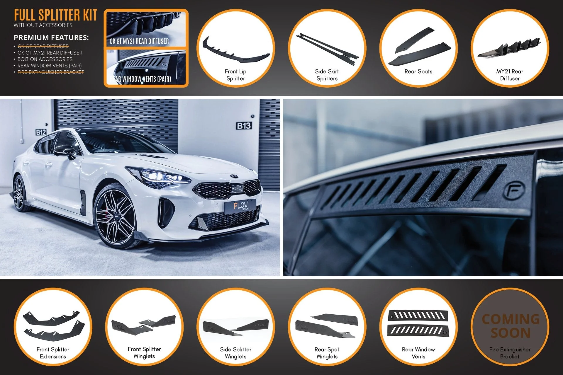 Stinger CK GT Full Lip Splitter Set - Image 9