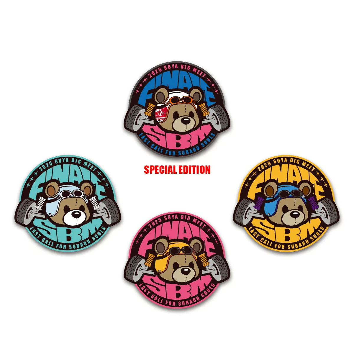 SUYA Stickers & Overlays - "Exclusive SBM '25 Collection" Stickers