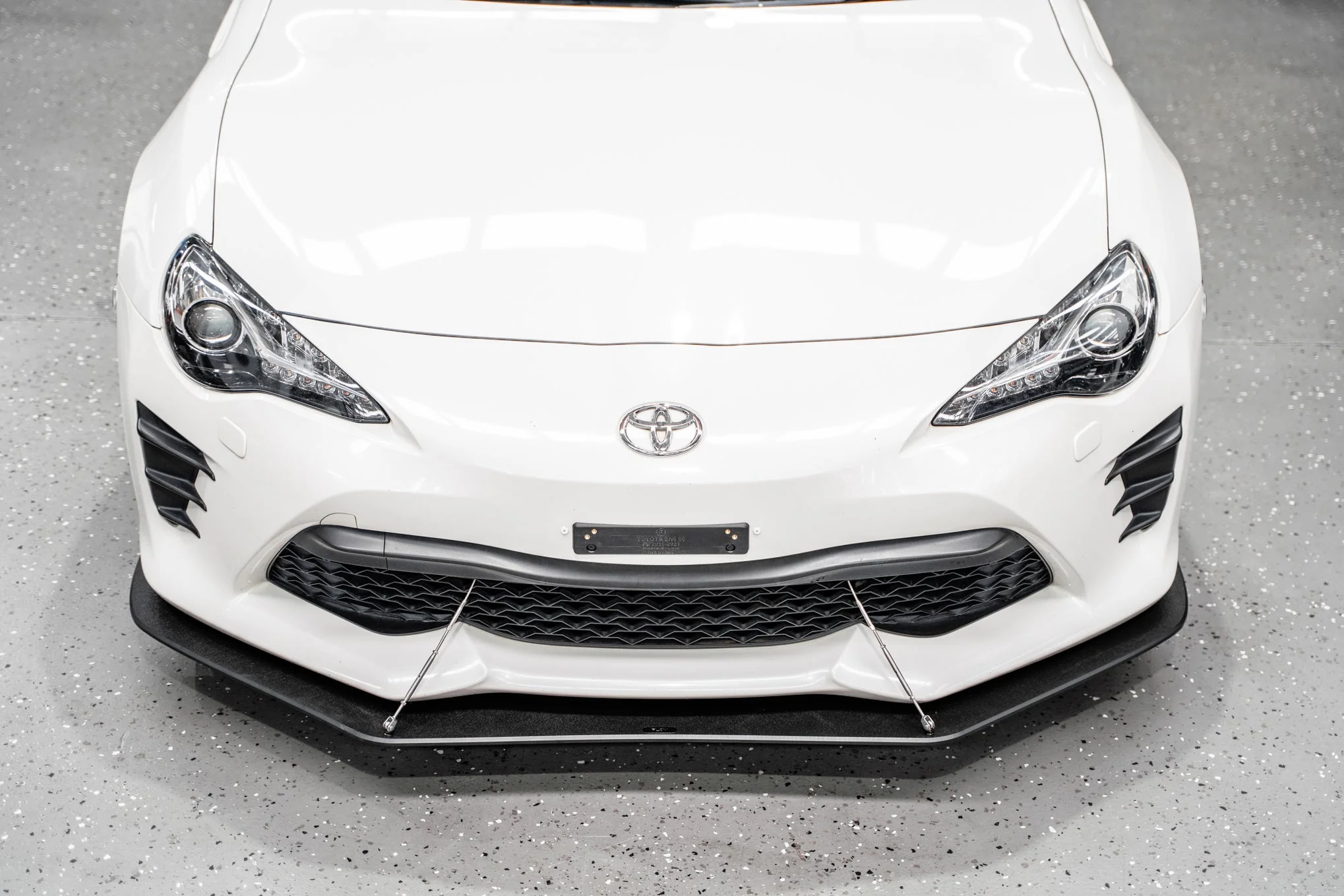 Toyota 86 (Facelift) Front Lip Splitter V2 (With Support Rods) - Image 10