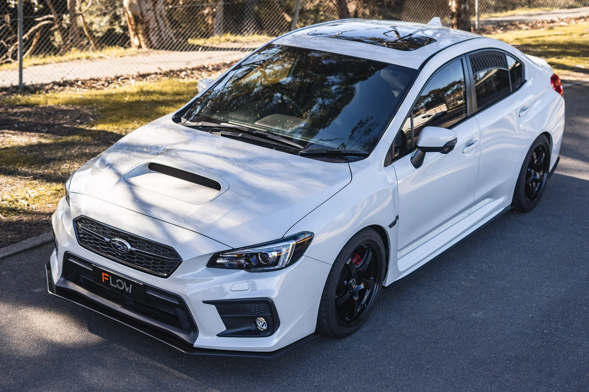 Flow Designs Front Lip Splitter for 2014-2021 Subaru WRX & Sti VA [Gloss Black] - Image 10