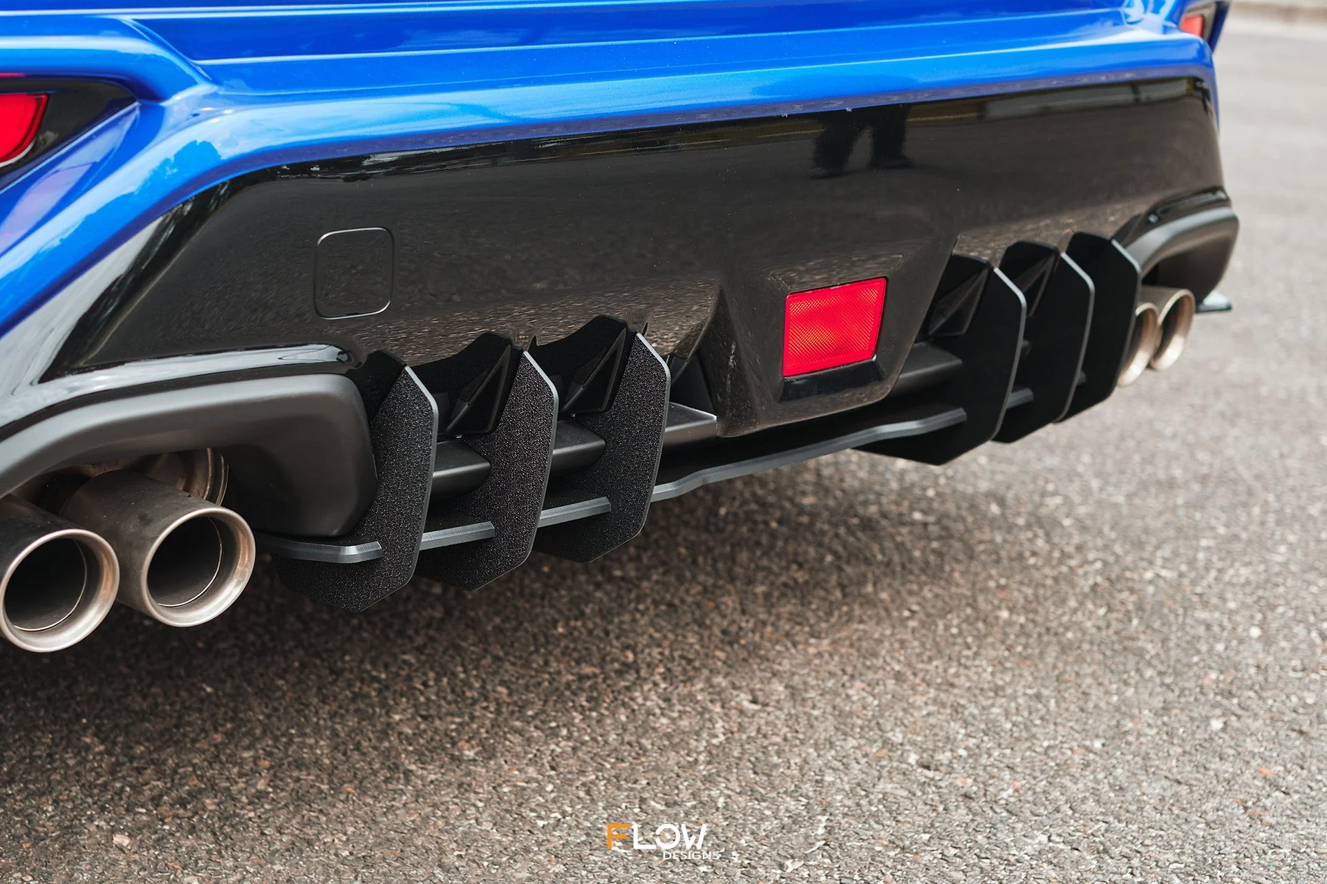 Flow Designs Flow-Lock Rear Diffuser for 2022+ WRX VB [Gloss] - Image 6