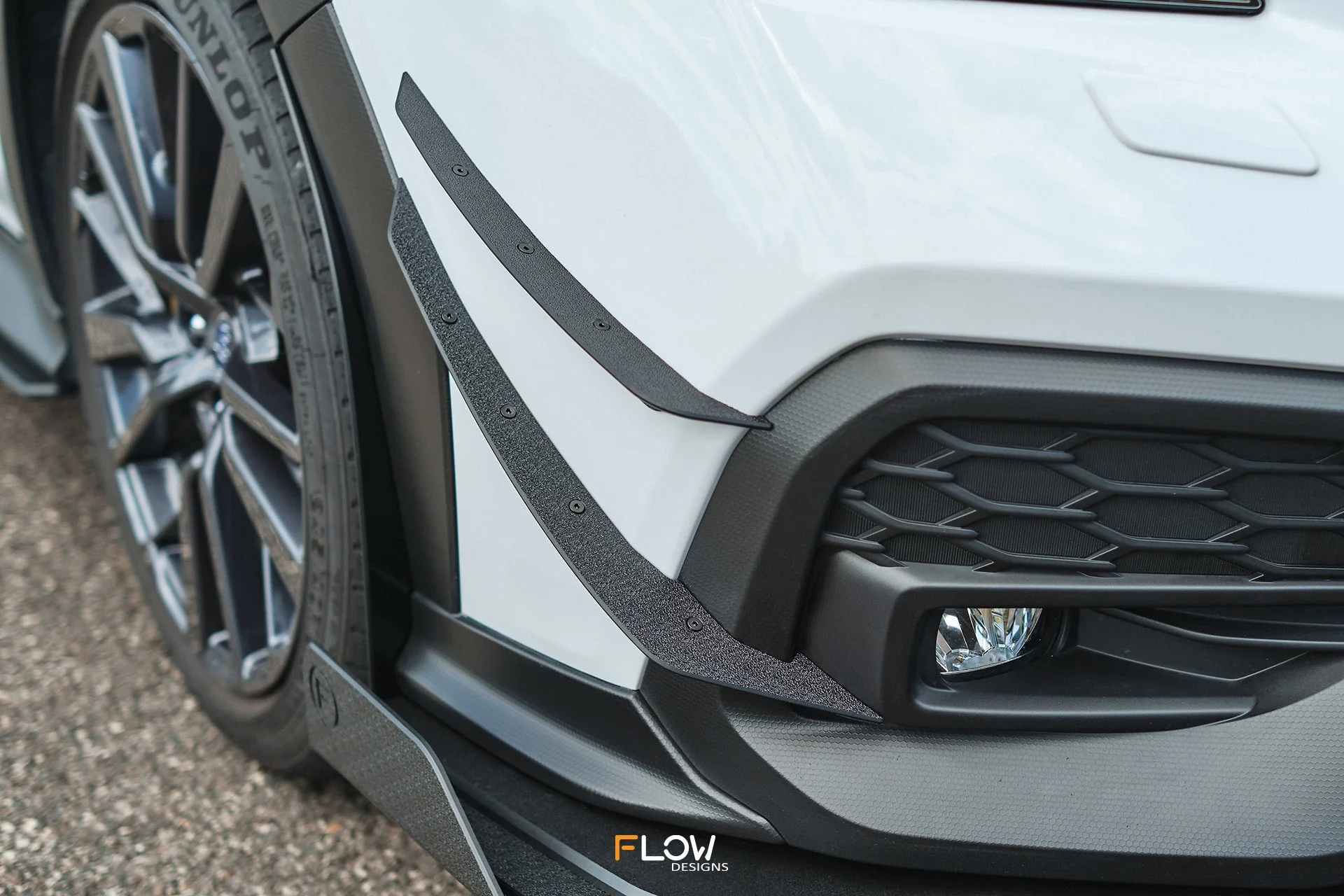 Flow Designs Front Bumper Canards for 2022+ WRX VB