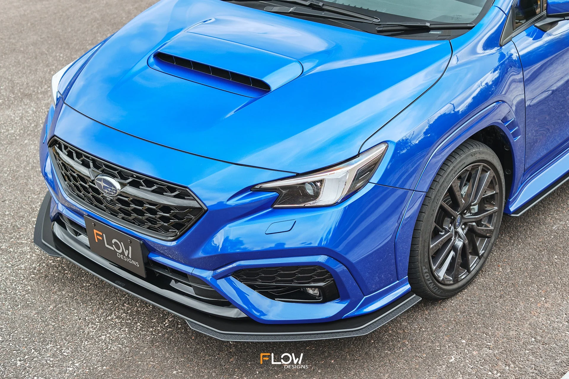 Flow Designs Front Lip Splitter for 2022+ WRX VB [Gloss] - Image 10