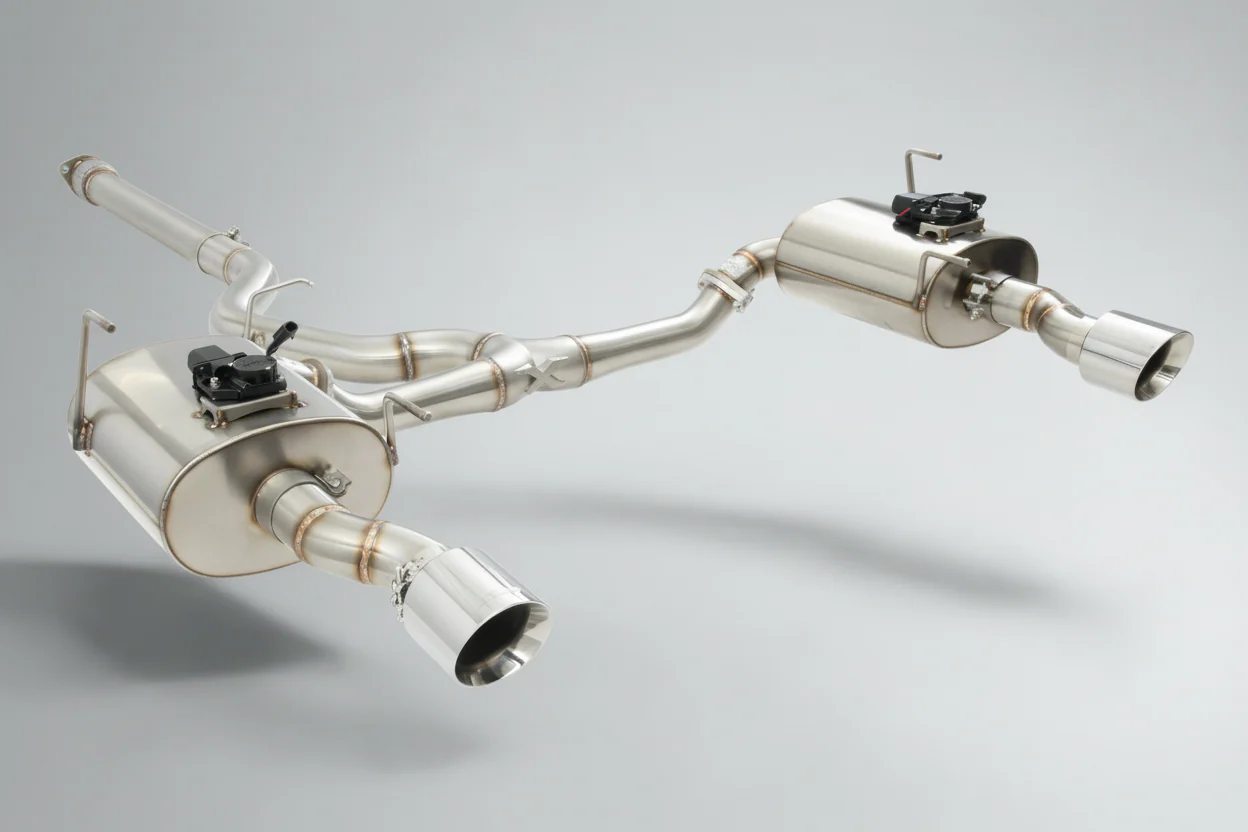 VB WRX Performance Pack Includes Lowering Springs + Exhaust System - Image 2