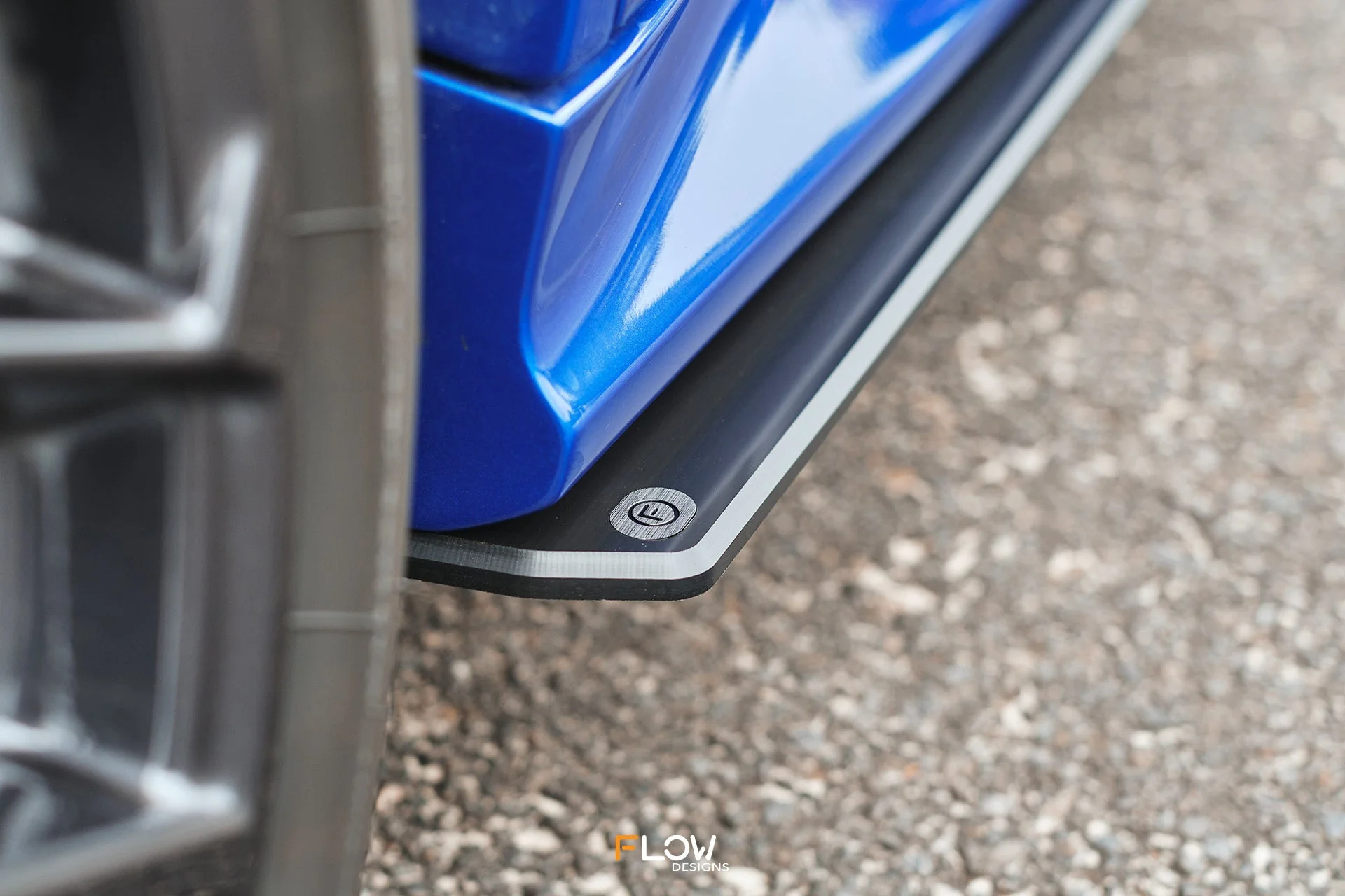 Flow Designs Side Skirt Splitters for 2022+ WRX VB - Gloss [Pair] - Image 2