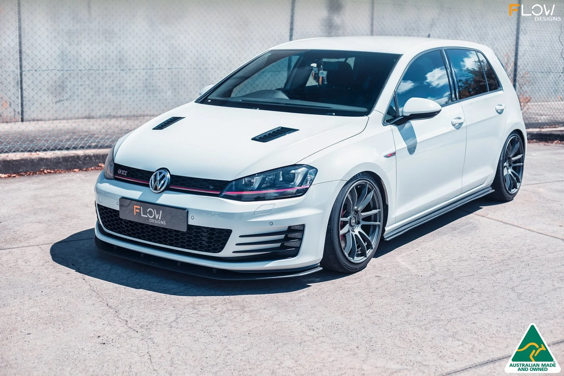 MK7 Golf GTI Front Lip Splitter Extensions - Image 3